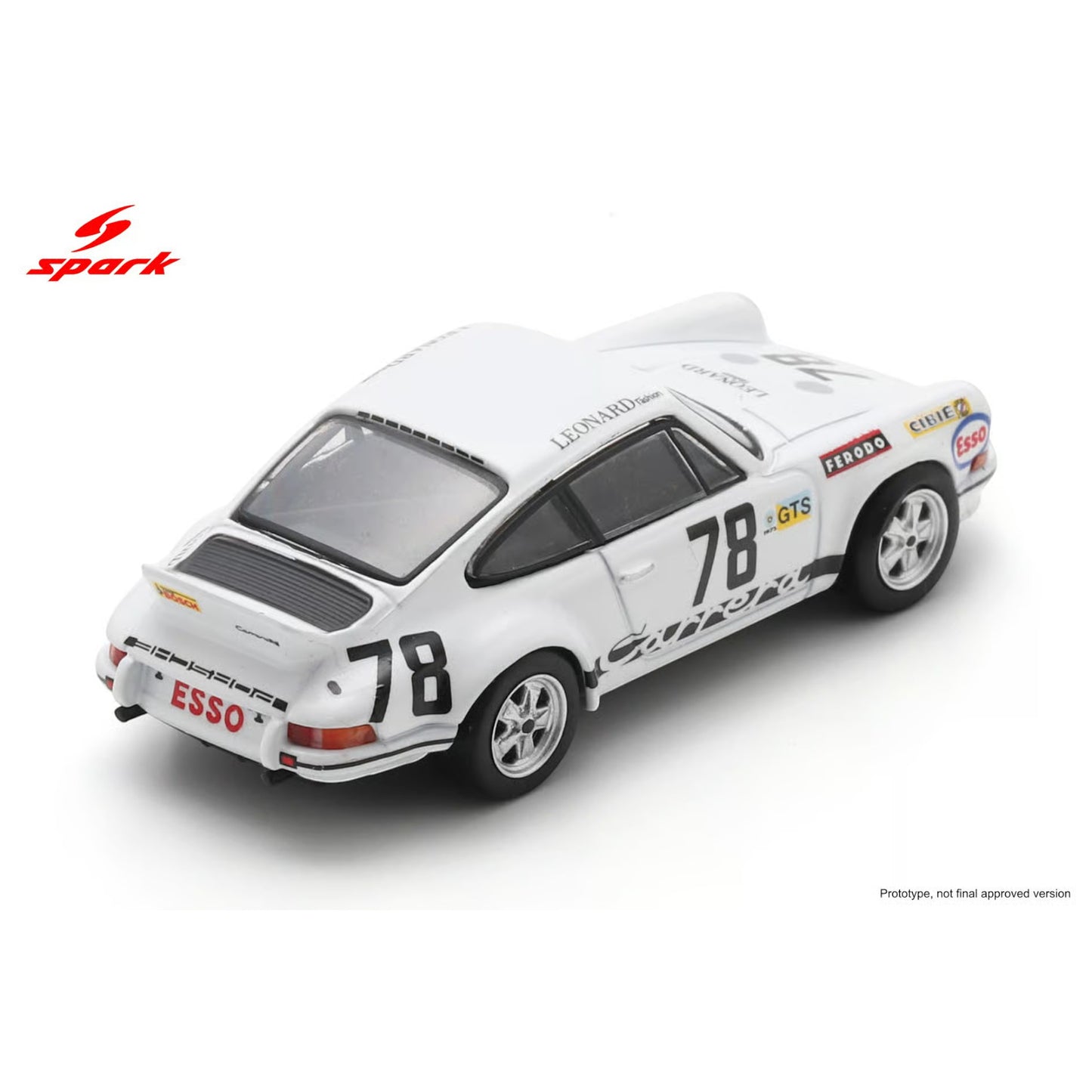 Spark 1:64 - Pre-Order - Porsche 911 Carrera RSR 2.8 No.78 Le Mans 1973 H. Bayard - R. Ligonnet - 64S033