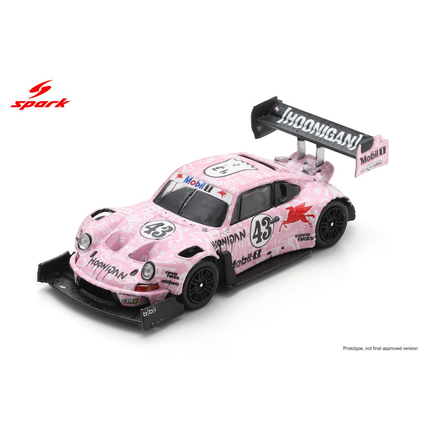 Spark 1:64 - Pre-Order - HOONIPIGASUS 911 No.43 Pikes Peak 2022 Ken Block - 64S053