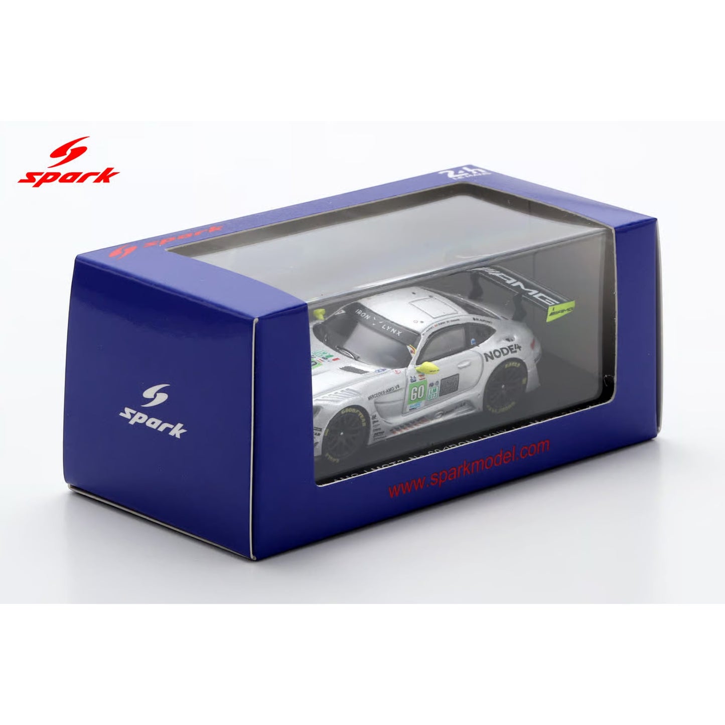 Spark 1:64 - Pre-Order - Mercedes-AMG LMGT3 No.60 IRON LYNX Le Mans 24H 2025 A. Gilbert - L. Hanafin - F. Rueda - 64S073