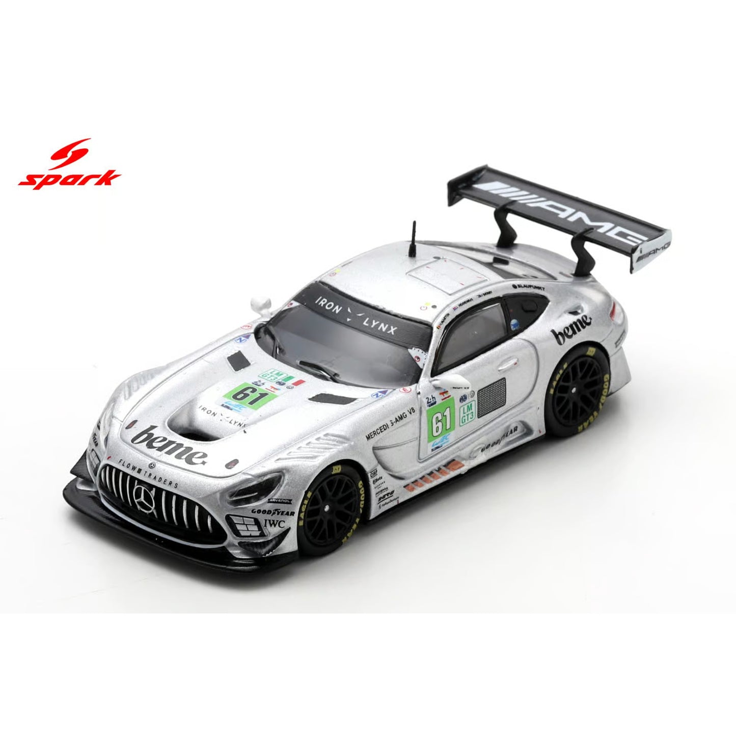 Spark 1:64 - Pre-Order - Mercedes-AMG LMGT3 No.61 IRON LYNX Le Mans 24H 2025 M. Berry -  L. Hodenius - M. Martin - 64S074