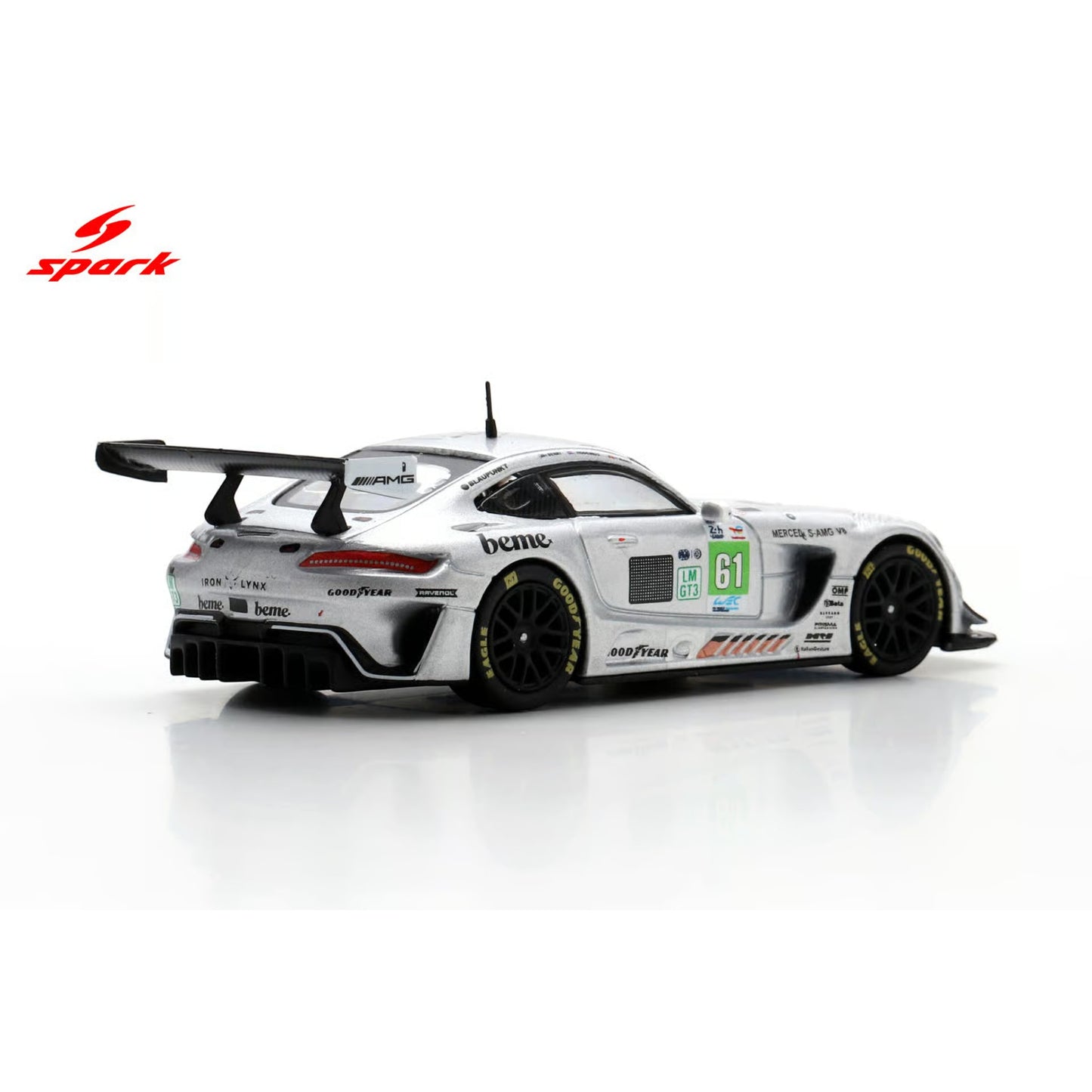 Spark 1:64 - Pre-Order - Mercedes-AMG LMGT3 No.61 IRON LYNX Le Mans 24H 2025 M. Berry -  L. Hodenius - M. Martin - 64S074