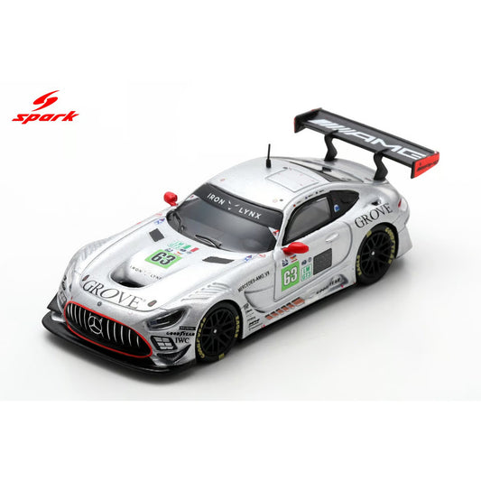 Spark 1:64 - Pre-Order - Mercedes-AMG LMGT3 No.63 IRON LYNX Le Mans 24H 2025 S. Grove - B. Grove - L. Stolz - 64S075