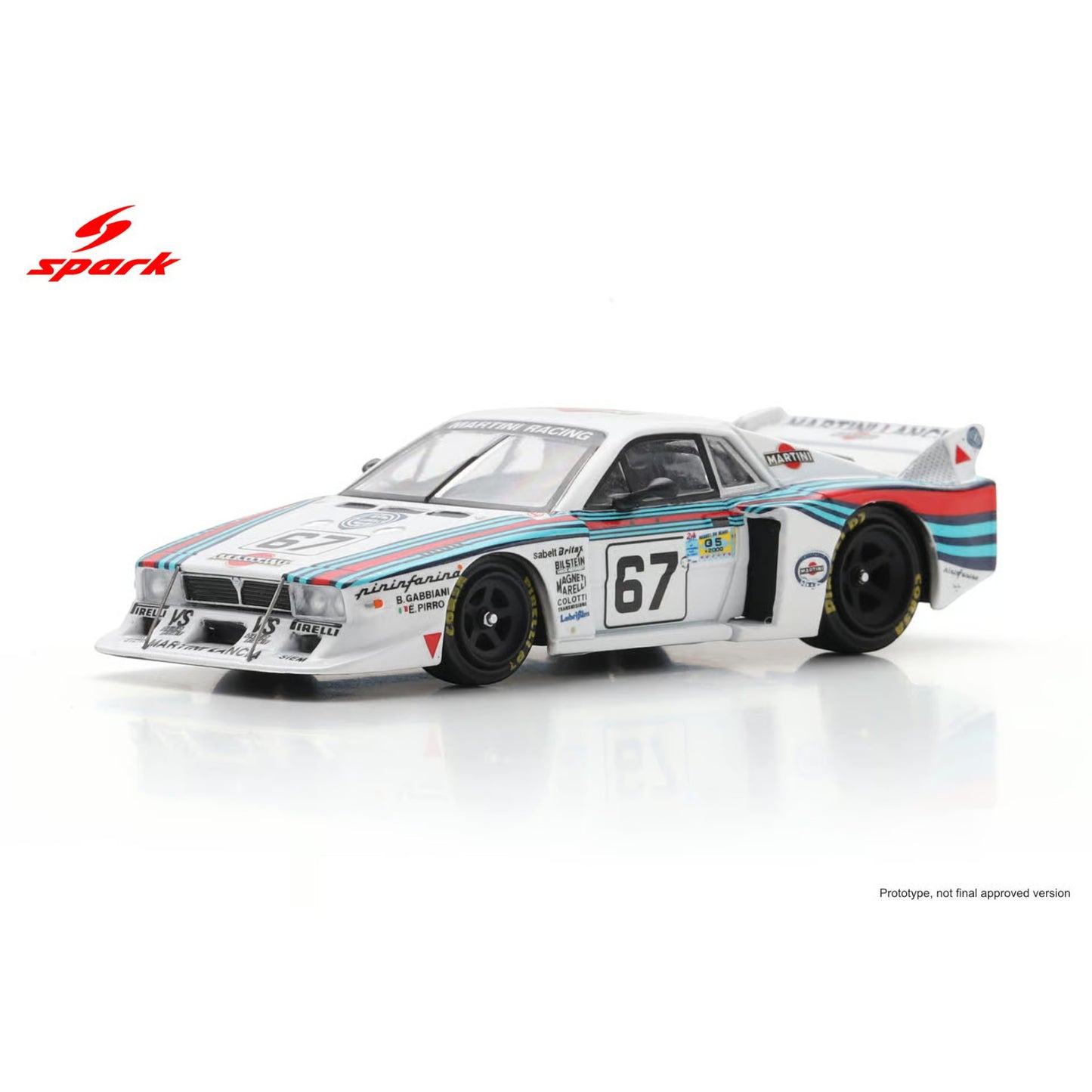 Spark 1:64 - Pre-Order - Lancia Beta Montecarlo Turbo No.67 Le Mans 24H 1981 B. Gabbiani - E. Pirro - 64S152