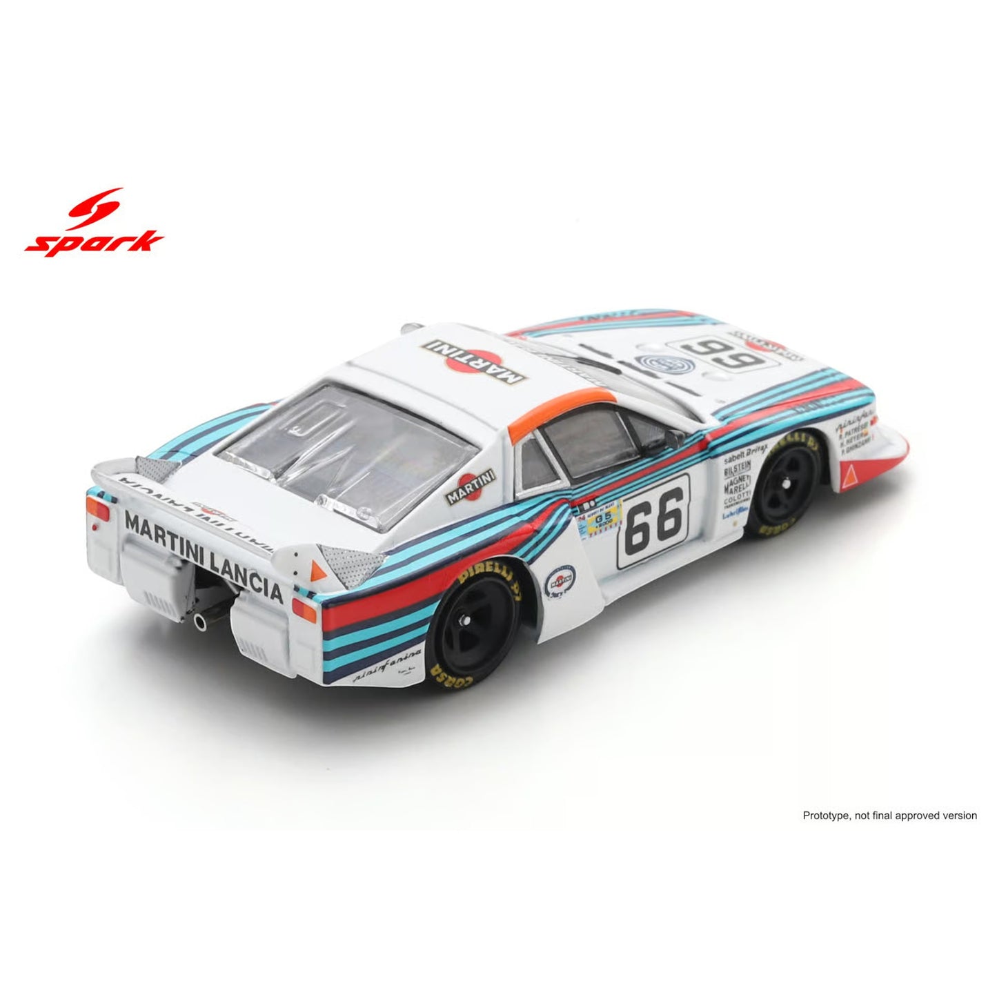 Spark 1:64 - Pre-Order - Lancia Beta Montecarlo Turbo No.66 Le Mans 24H 1981 R. Patrese - H. Heyer - P. Ghinzani - 64S153