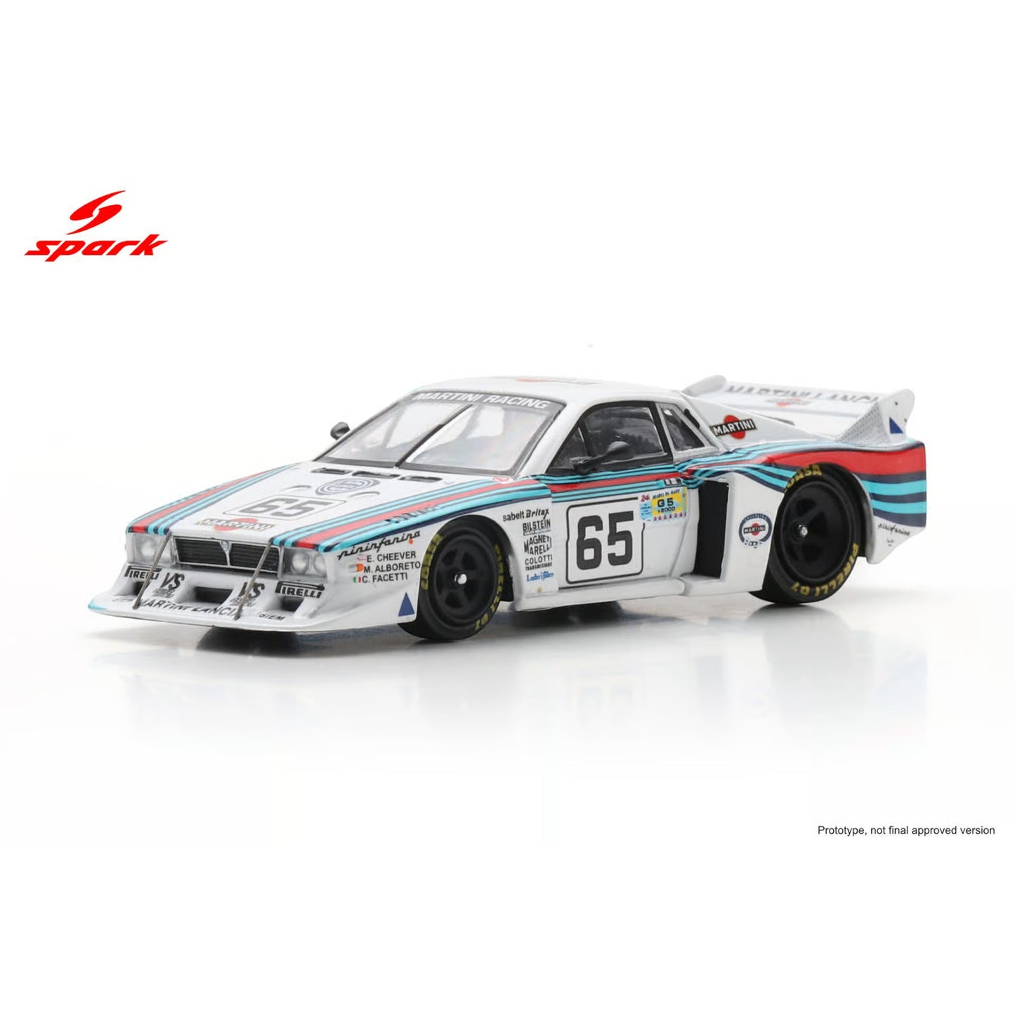 Spark 1:64 - Pre-Order - Lancia Beta Montecarlo Turbo No.65 Le Mans 24H 1981 E. Cheever - M. Alboreto - C. Facetti - 64S154