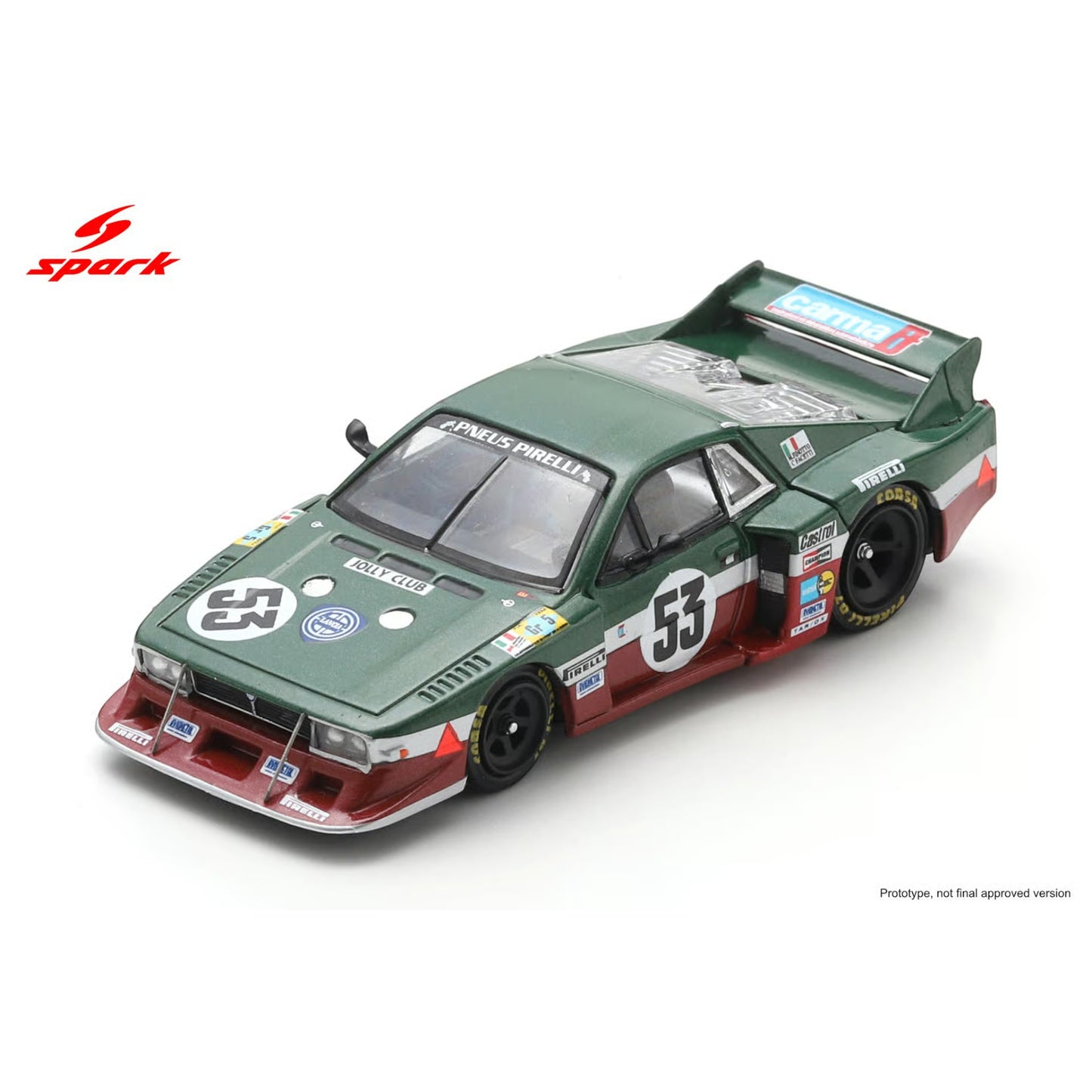 Spark 1:64 - Pre-Order - Lancia Beta Montecarlo Turbo No.53 Le Mans 24H 1980 C. Facetti - M. Finotto - 64S155