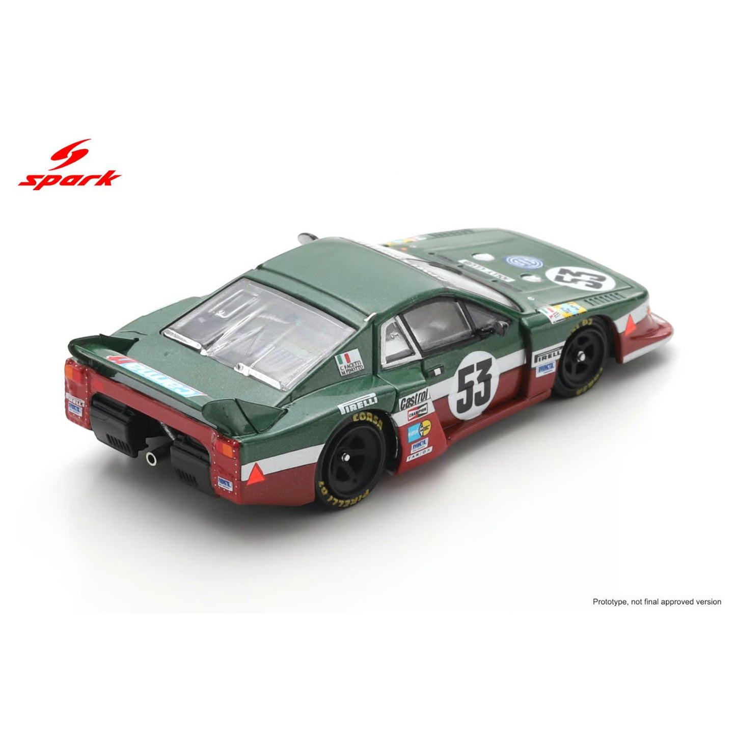 Spark 1:64 - Pre-Order - Lancia Beta Montecarlo Turbo No.53 Le Mans 24H 1980 C. Facetti - M. Finotto - 64S155