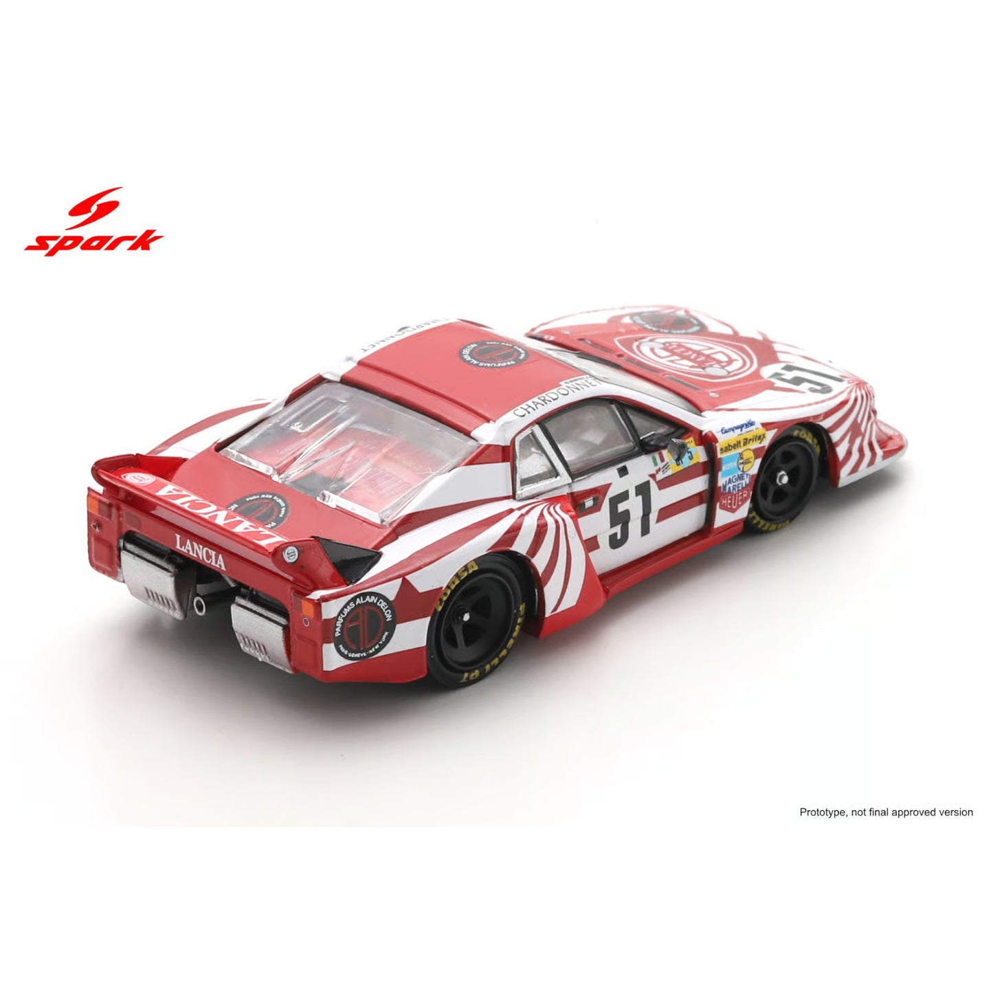 Spark 1:64 - Pre-Order - Lancia Beta Montecarlo Turbo No.51 Le Mans 24H 1980 B. Darniche - H. Heyer - T. Fabi - 64S157
