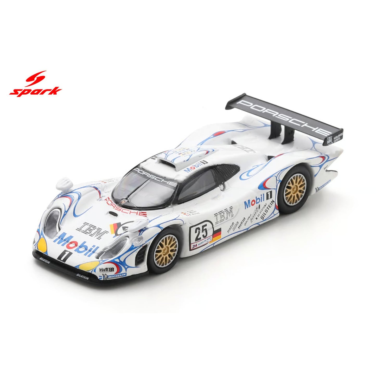 Spark 1:64 - Pre-Order - 64S236 : Porsche 911 GT1 No.25 2nd Le Mans 24H 1998 B. Wollek - J. Muller - U. Alzen