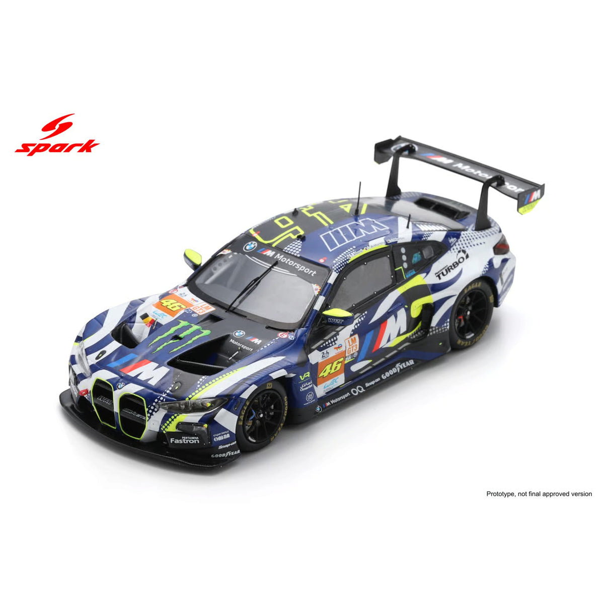 Spark 1:64 - Pre-Order - 64S270: Team WRT - BMW M4 GT3 No.46 Le Mans 24H 2024 V. Rossi - A. Al Harthy - M. Martin