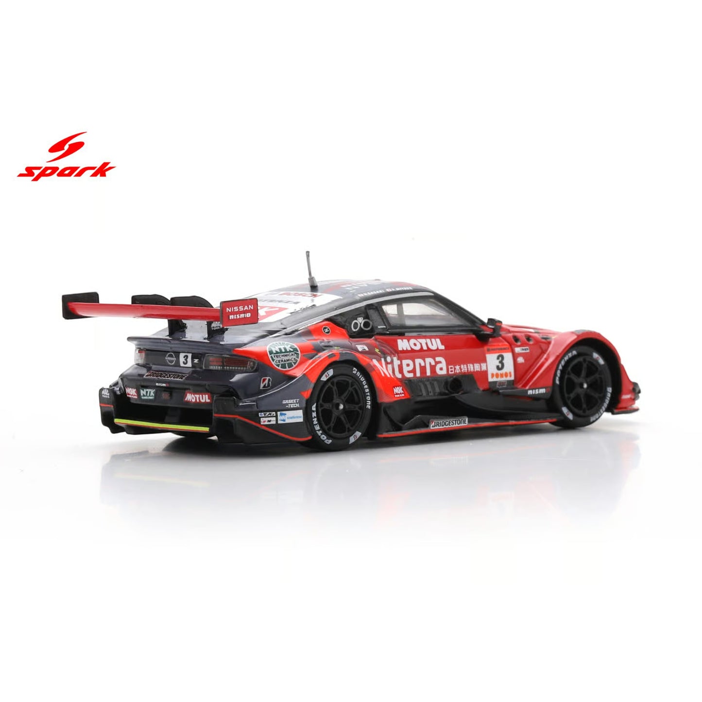 Spark 1:64 - Pre-Order - Niterra MOTUL Z NISMO NDDP No.3 GT500 SUPER GT 2025 D. Sasaki - A. Miyake - 64SGT25003