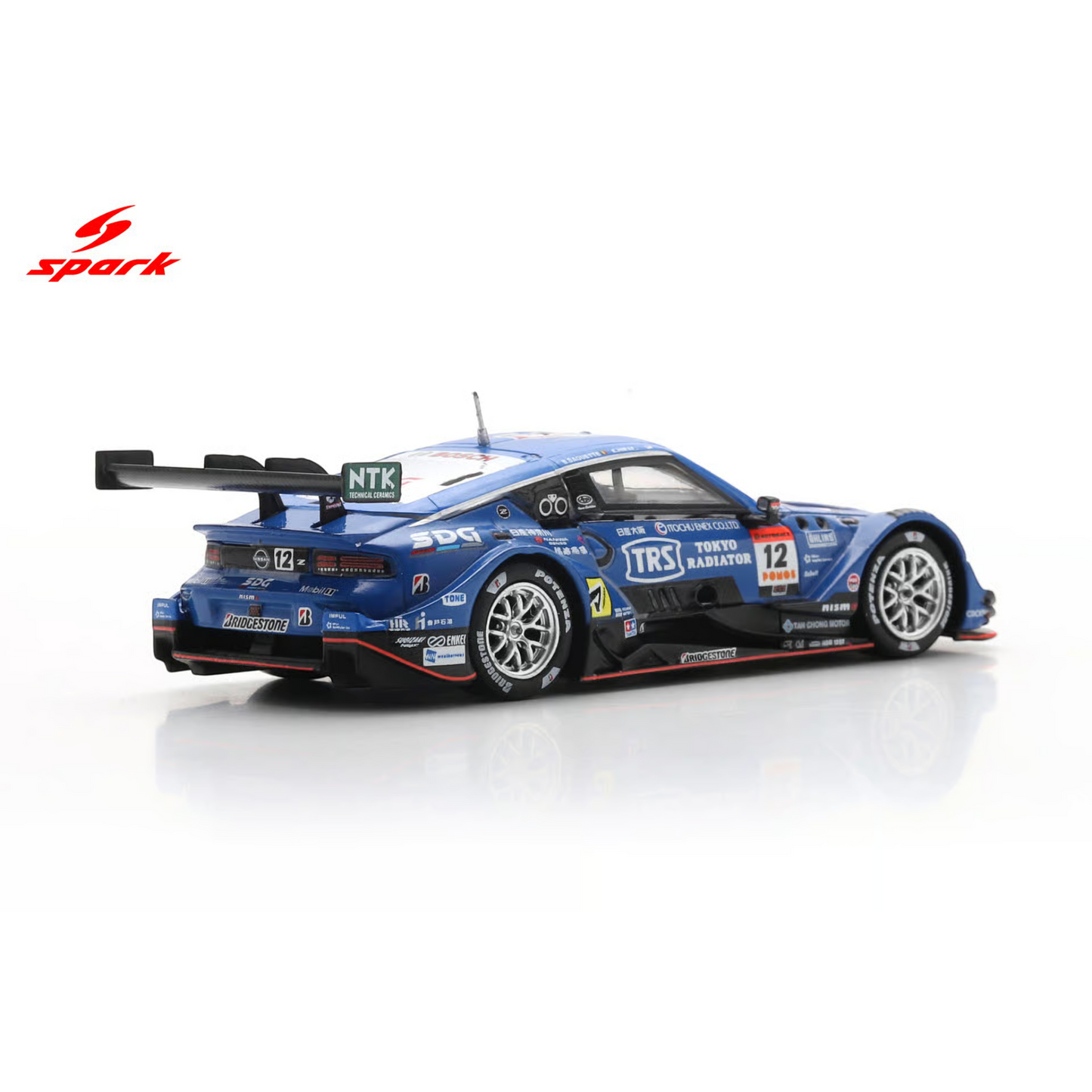 Spark 1:64 - Pre-Order - TEAM IMPUL No.12 GT500 SUPER GT 2025 K. Hiramine - B. Baguette - 64SGT25012