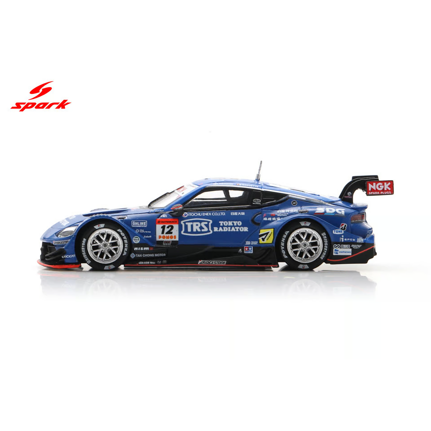 Spark 1:64 - Pre-Order - TEAM IMPUL No.12 GT500 SUPER GT 2025 K. Hiramine - B. Baguette - 64SGT25012