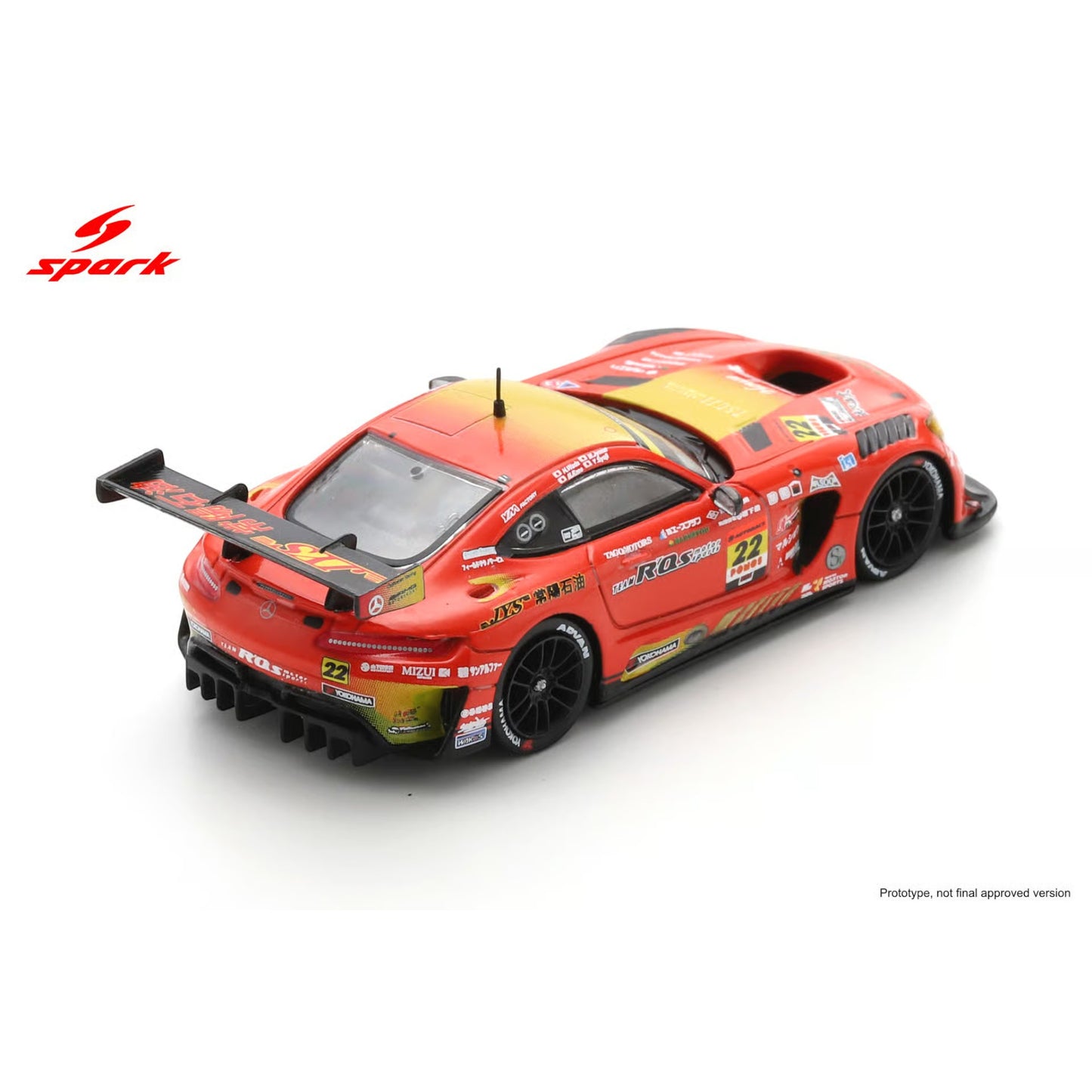 Spark 1:64 - Pre-Order - R'Qs AMG GT3 R'Qs MOTOR SPORTS No.22 GT300 SUPER GT 2025 M. Kano - Y.Shoji - 64SGT25022