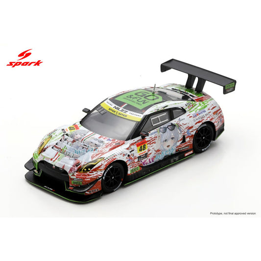 Spark 1:64 - Pre-Order - Datsumou K's Frontier GO & FUN NekoNeko GT-R NILZZ RACING No.48 GT300 SUPER GT 2025 T. Ida - Y. Shibata - 64SGT25048