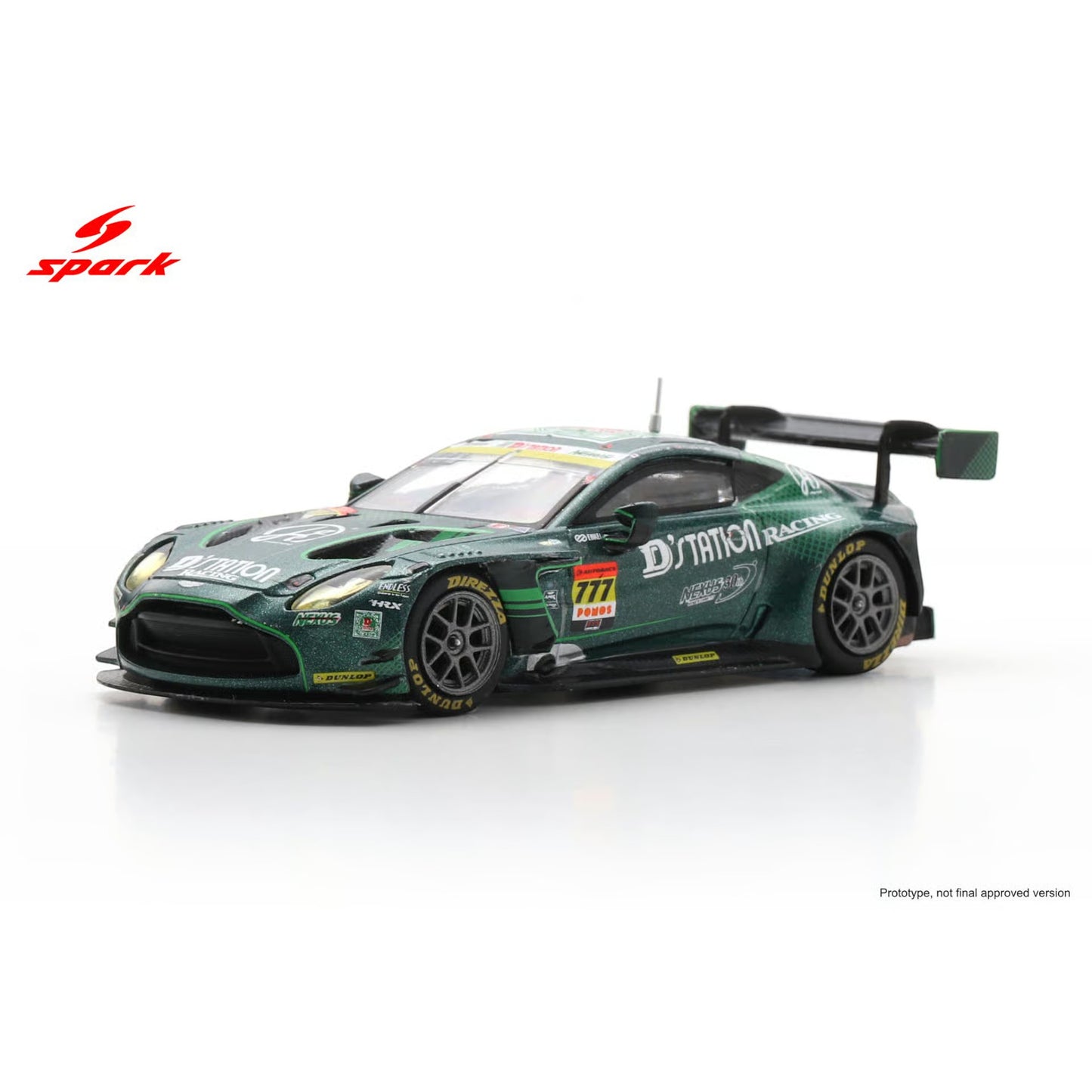Spark 1:64 - Pre-Order - D'station Vantage GT3 D'station Racing No.777 GT300 SUPER GT 2025 T. Fujii - C. Fagg - 64SGT25777