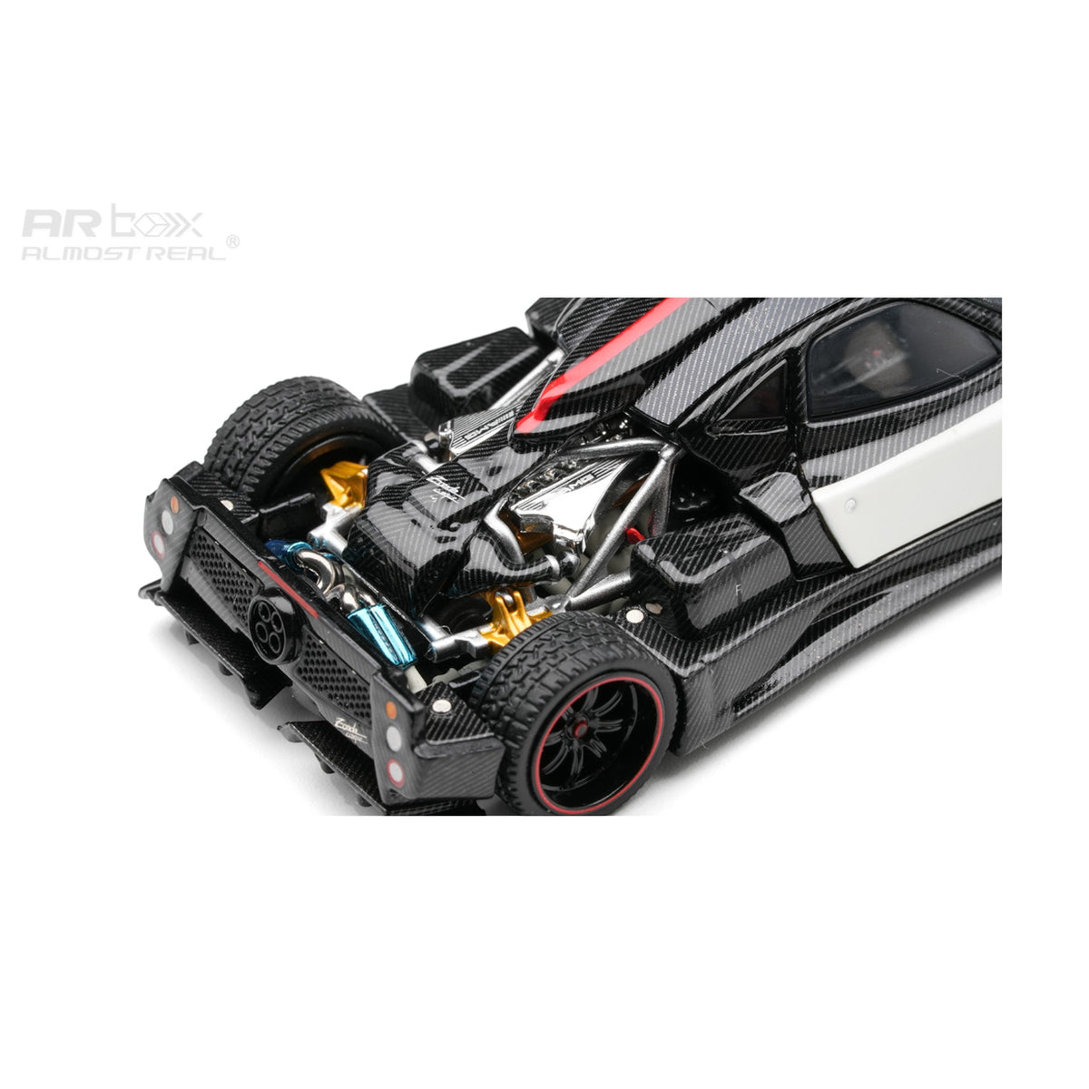 ARBox Almost Real - Pre-Order - Pagani Zonda Cinque Coupe - 2009 - Bianco Benny - 650601001