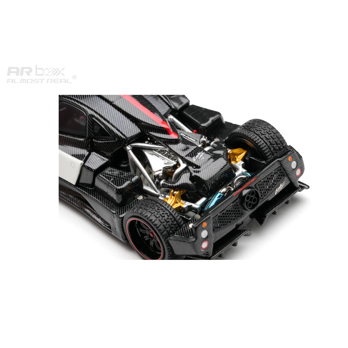 ARBox Almost Real - Pre-Order - Pagani Zonda Cinque Coupe - 2009 - Bianco Benny - 650601001