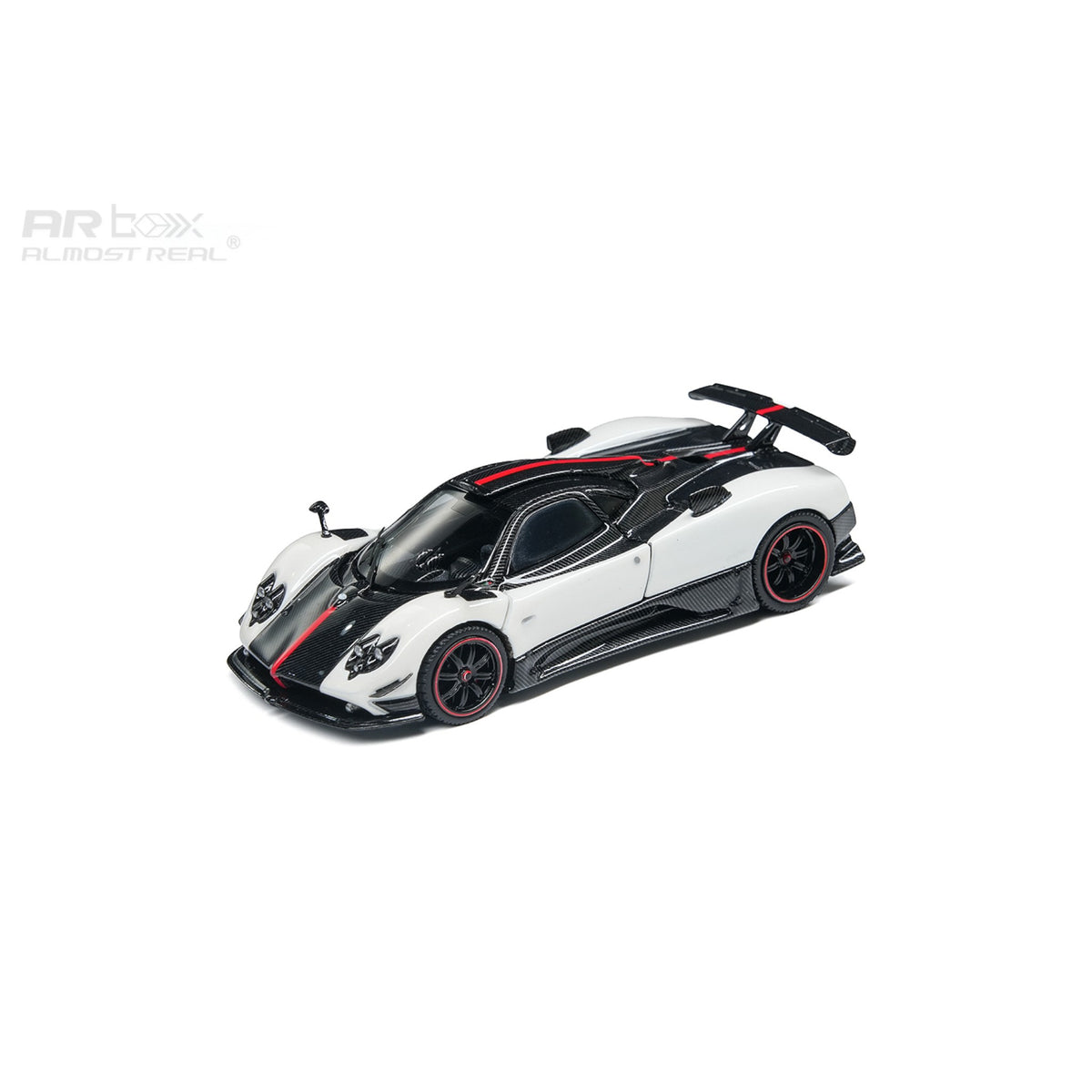 ARBox Almost Real - Pre-Order - Pagani Zonda Cinque Coupe - 2009 - Bianco Benny - 650601001