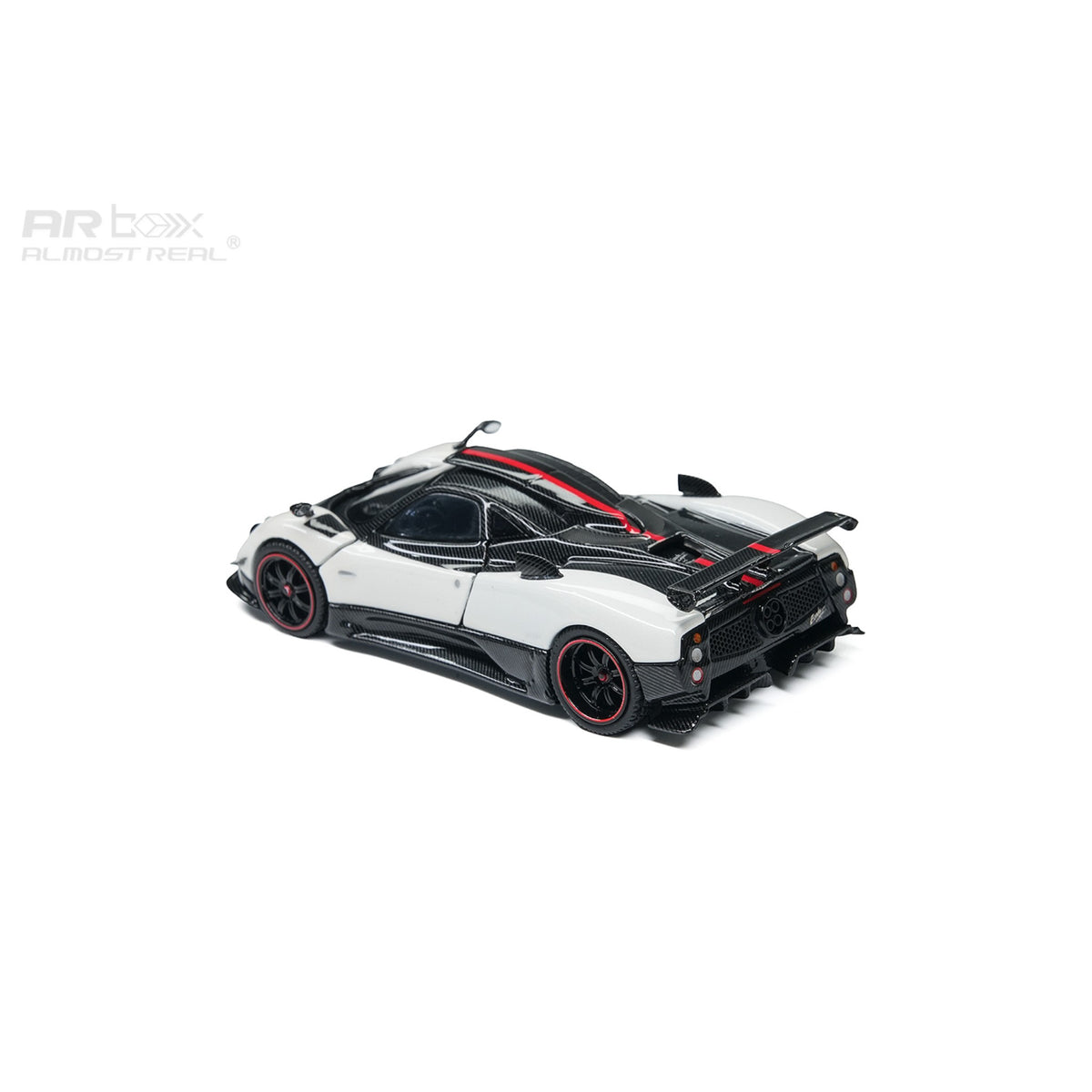 ARBox Almost Real - Pre-Order - Pagani Zonda Cinque Coupe - 2009 - Bianco Benny - 650601001