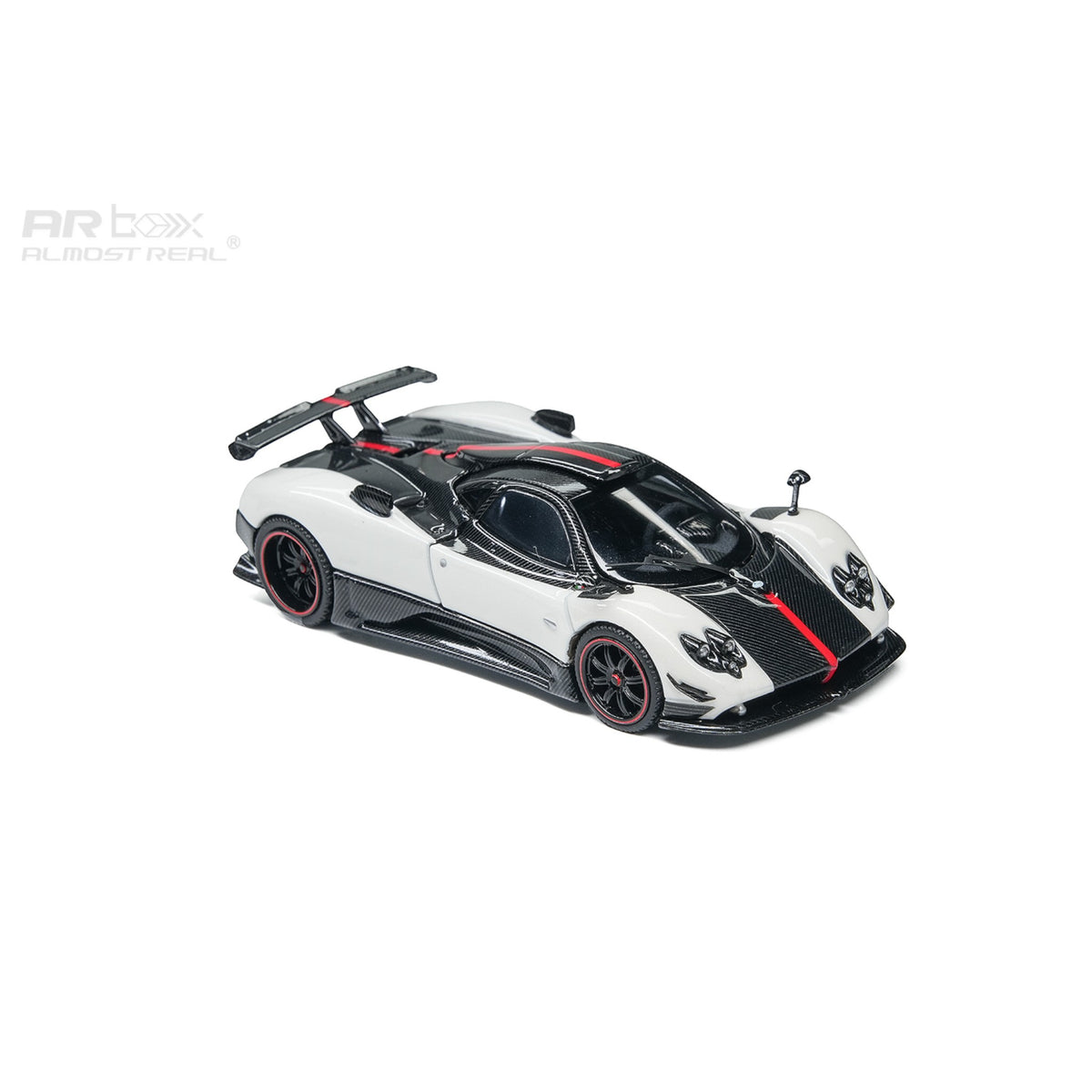 ARBox Almost Real - Pre-Order - Pagani Zonda Cinque Coupe - 2009 - Bianco Benny - 650601001