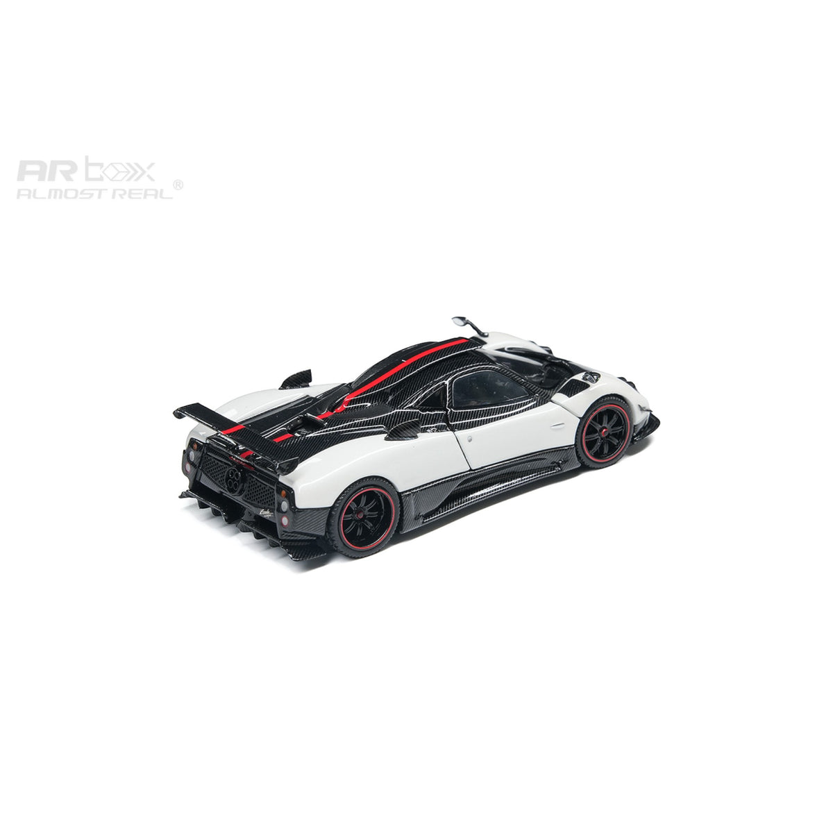 ARBox Almost Real - Pre-Order - Pagani Zonda Cinque Coupe - 2009 - Bianco Benny - 650601001