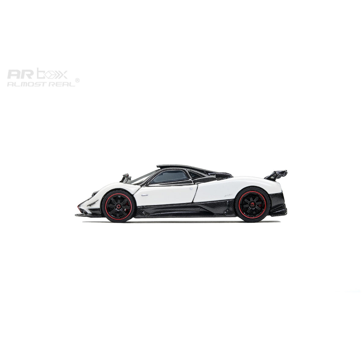 ARBox Almost Real - Pre-Order - Pagani Zonda Cinque Coupe - 2009 - Bianco Benny - 650601001