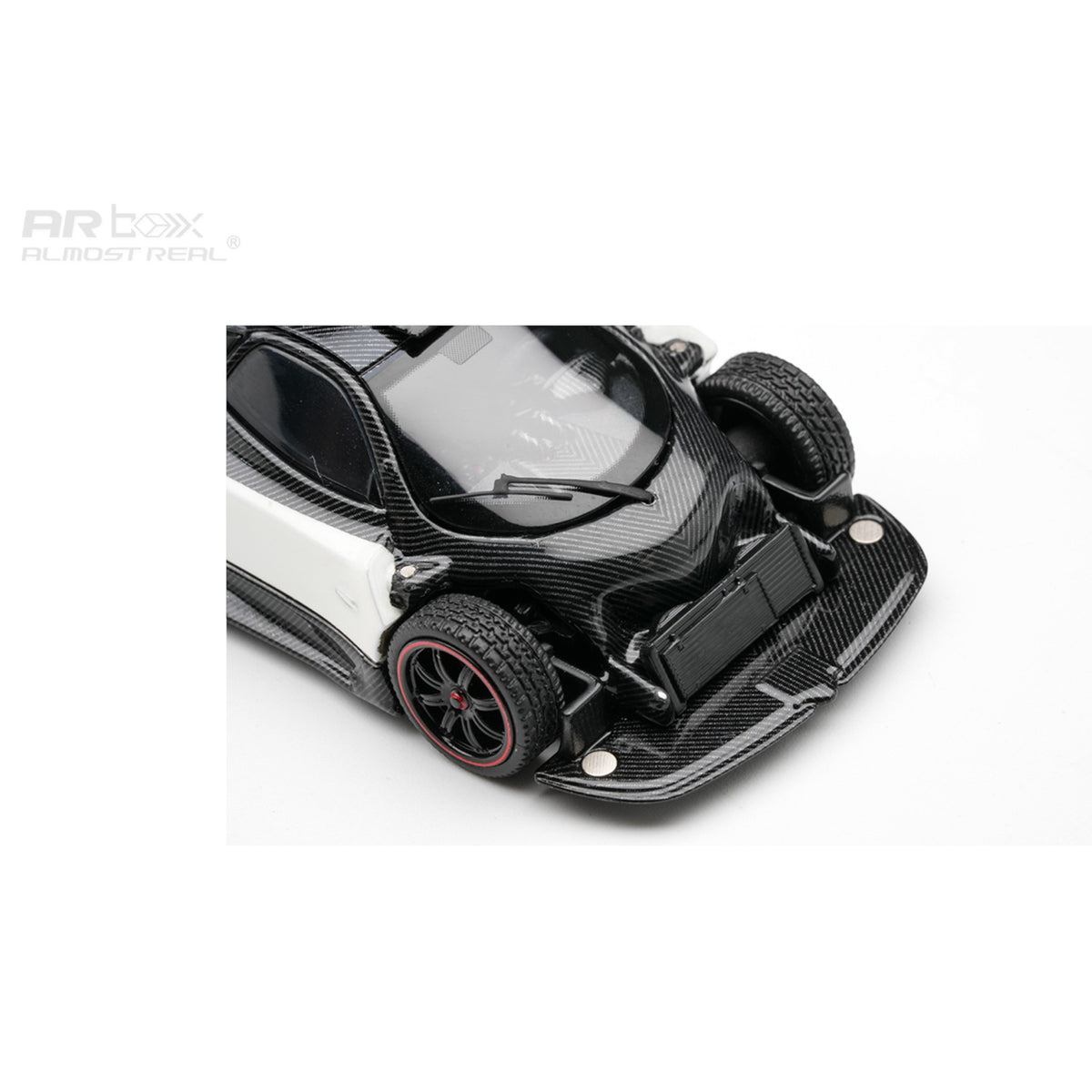 ARBox Almost Real - Pre-Order - Pagani Zonda Cinque Coupe - 2009 - Bianco Benny - 650601001