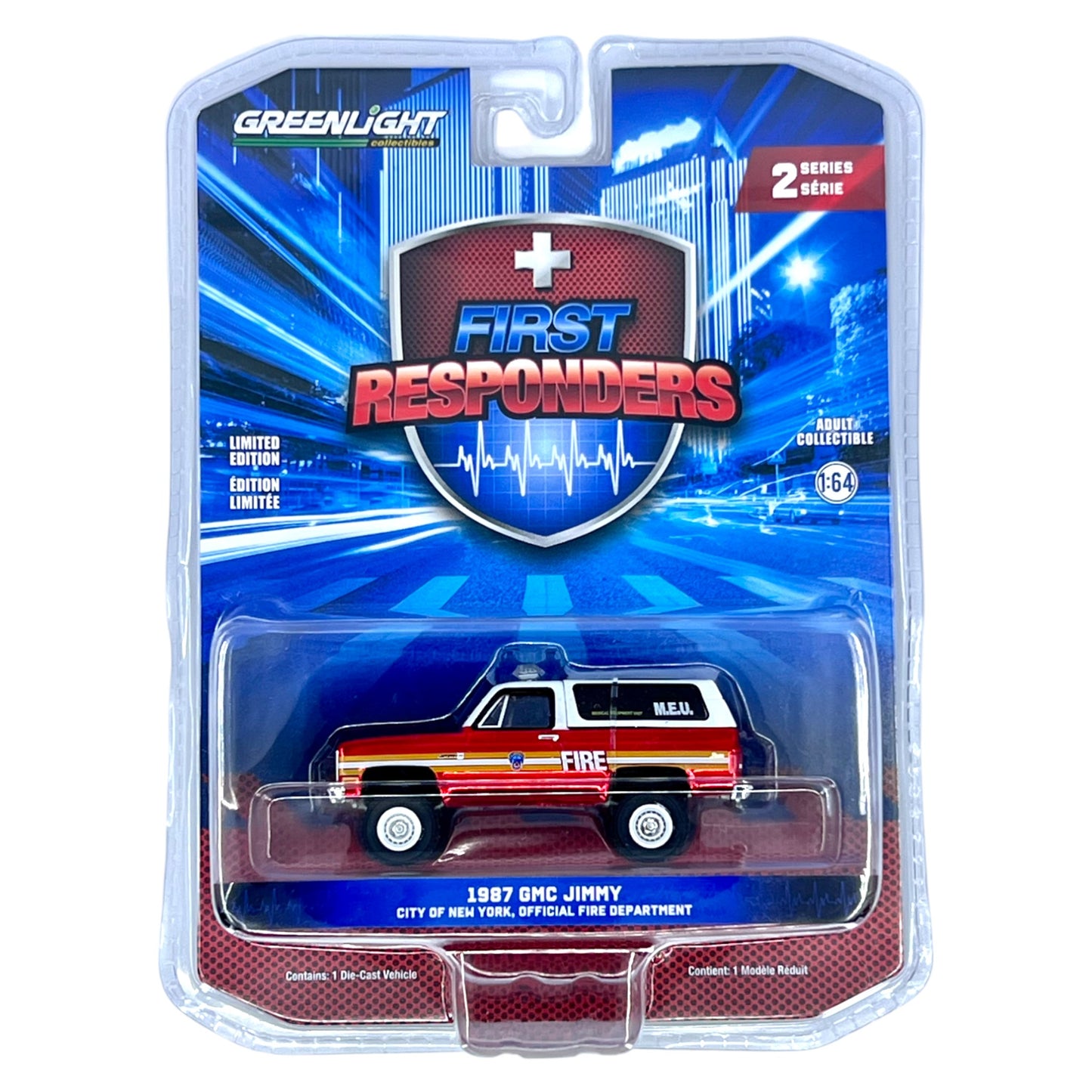 Greenlight - 1987 GMC Jimmy FDNY *First Responders 2* - 67060-A - Chase Car