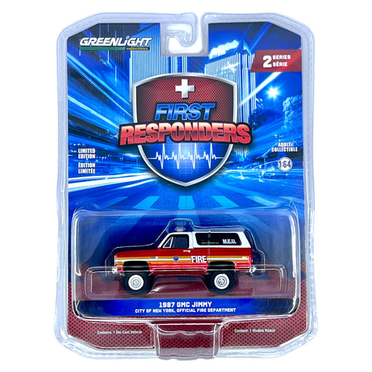 Greenlight - 1987 GMC Jimmy FDNY *First Responders 2* - 67060-A - Chase Car