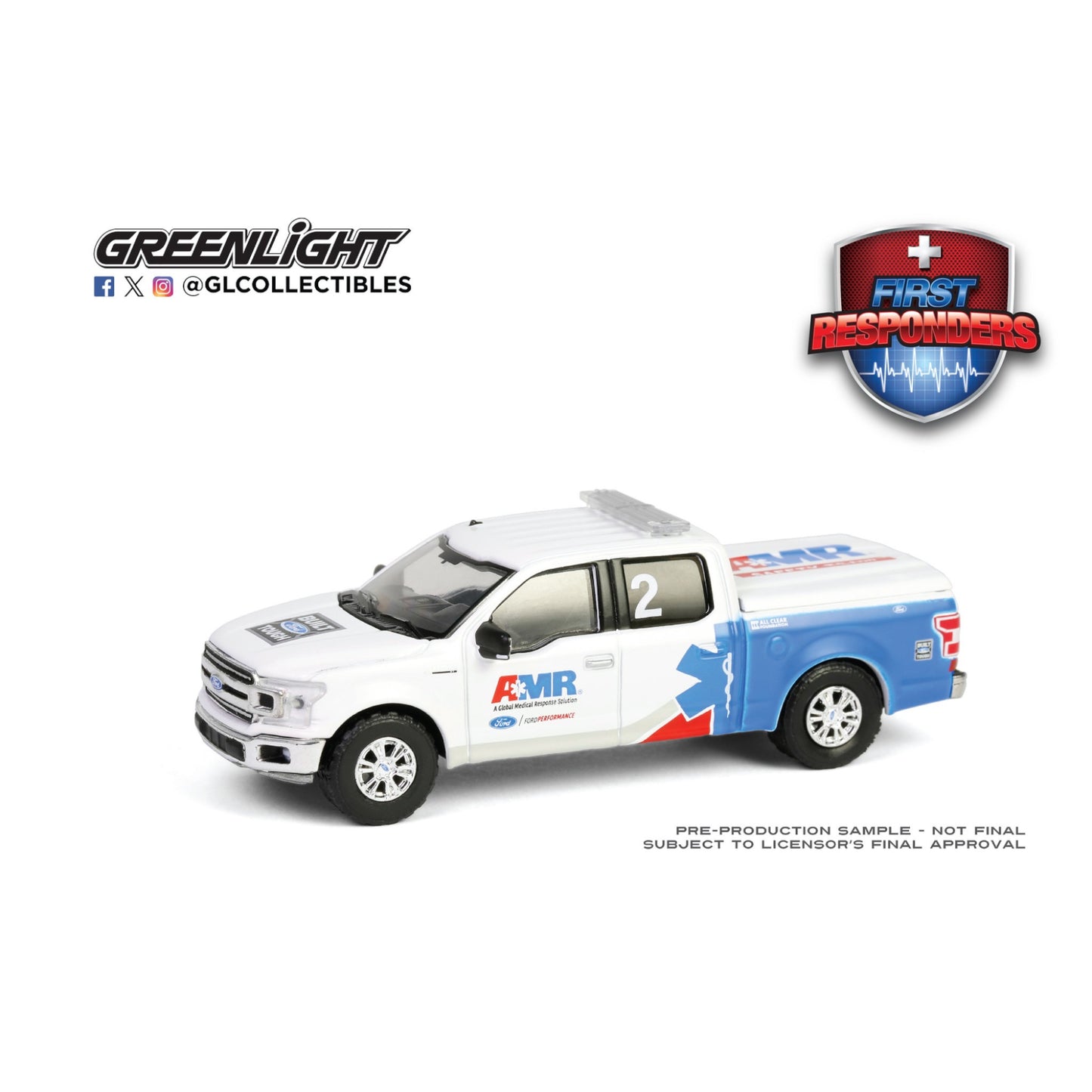 Greenlight - 2020 Ford F-150 XLT AMR Safety Team *First Responders 2* - 67060-F