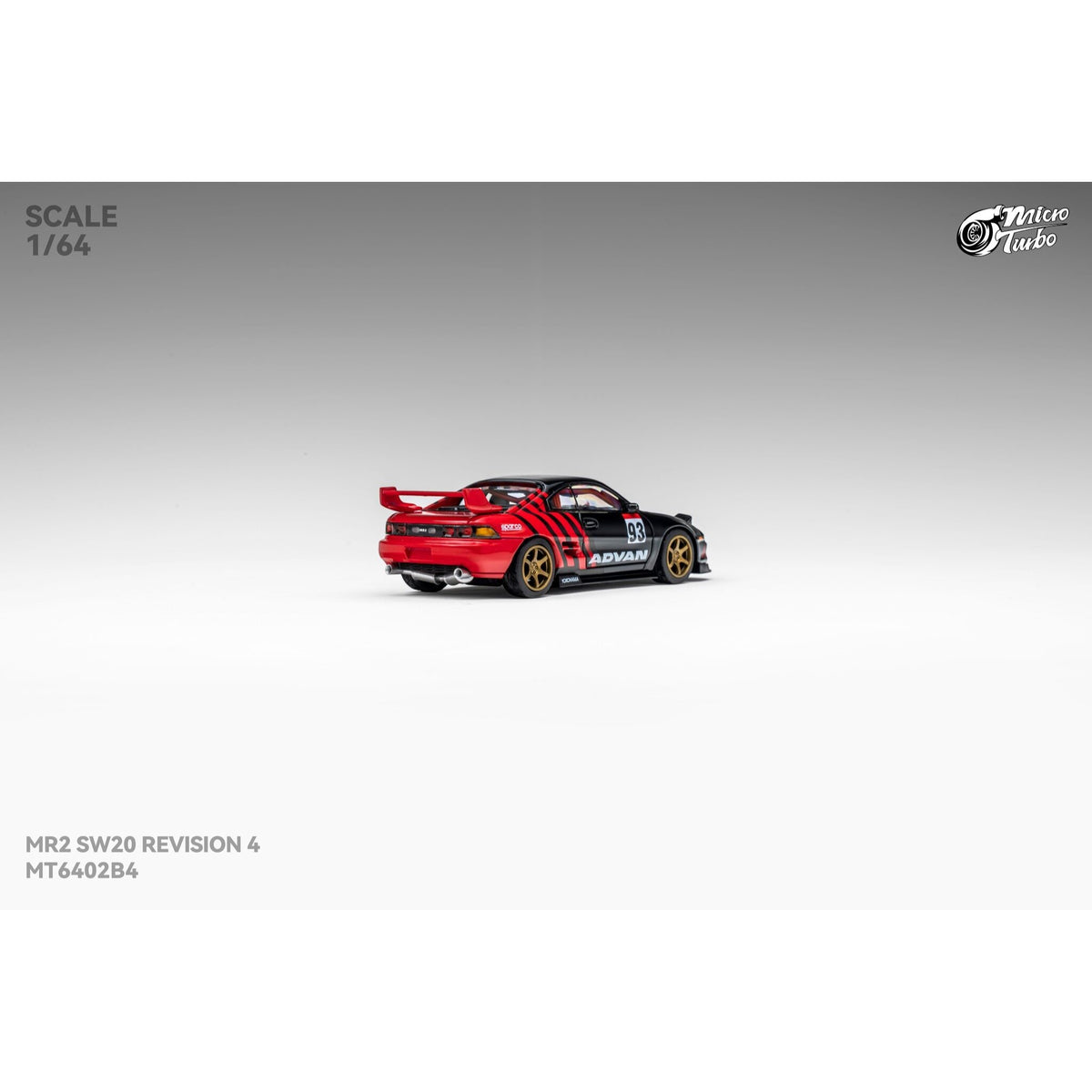 MicroTurbo - Pre-Order - Custom Toyota MR2 - Advan - MT6402B4