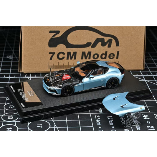 7cm Models - 12 Cilindri Coupe,Azzurro California Blue - 7CM64-CIL-ACB