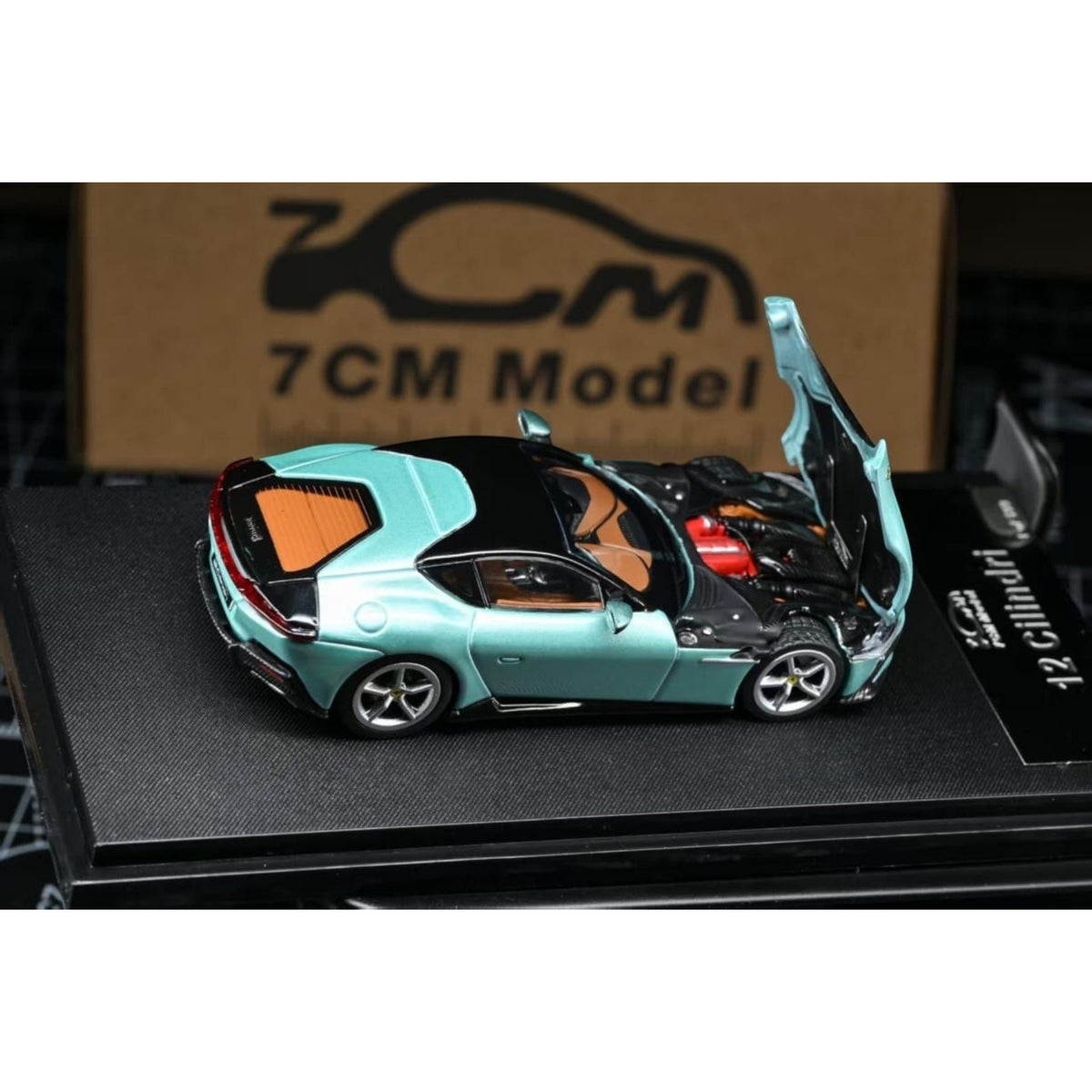 7cm Models - 12 Cilindri Coupe, Celeste Trevi Green - 7CM64-CIL-CTG
