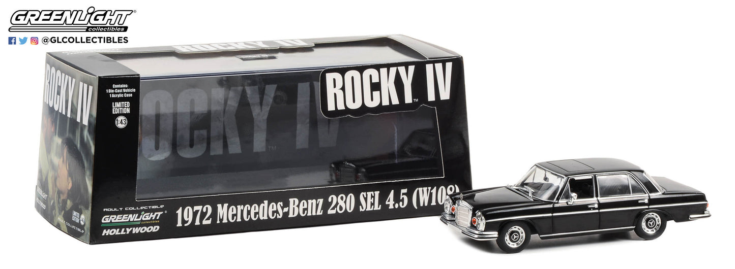Greenlight - 1972 Mercedes-Benz 280 SEL 4.5 (W108) - Rocky VI - 86639- 1:43 - Hollywood
