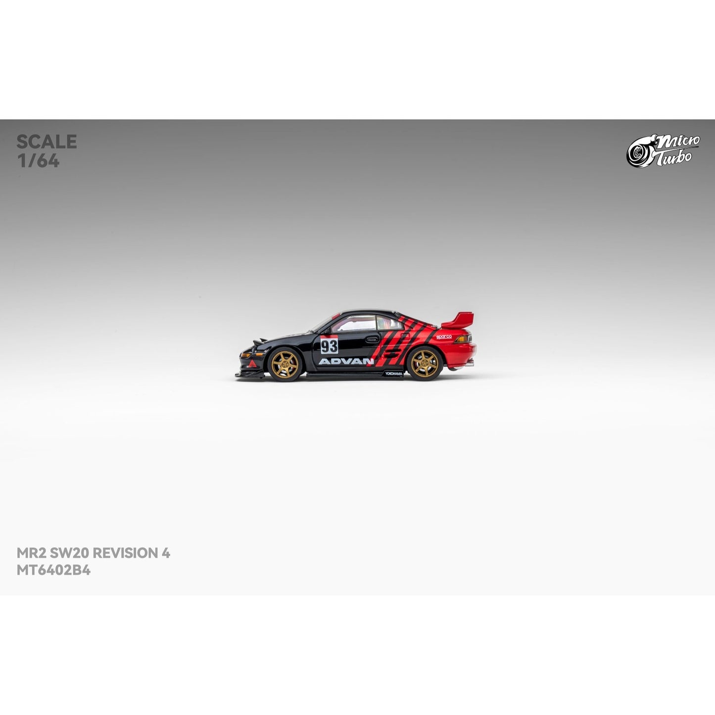 MicroTurbo - Pre-Order - Custom Toyota MR2 - Advan - MT6402B4