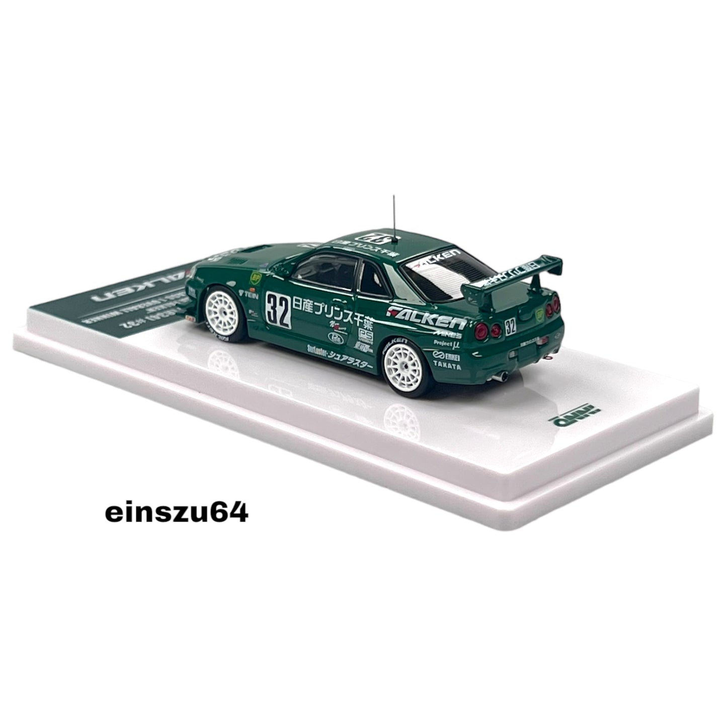 INNO64 - Nissan Skyline GT-R (R34) #32 *Prince Chiba Falken* - 1:64 - IN64-R34-PCFAL