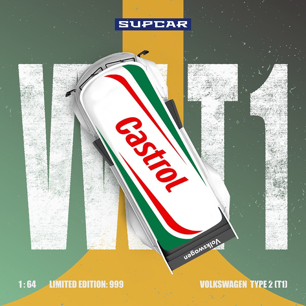 SupCar - Pre-Order - Volkswagen T1 - Castrol - SC642951