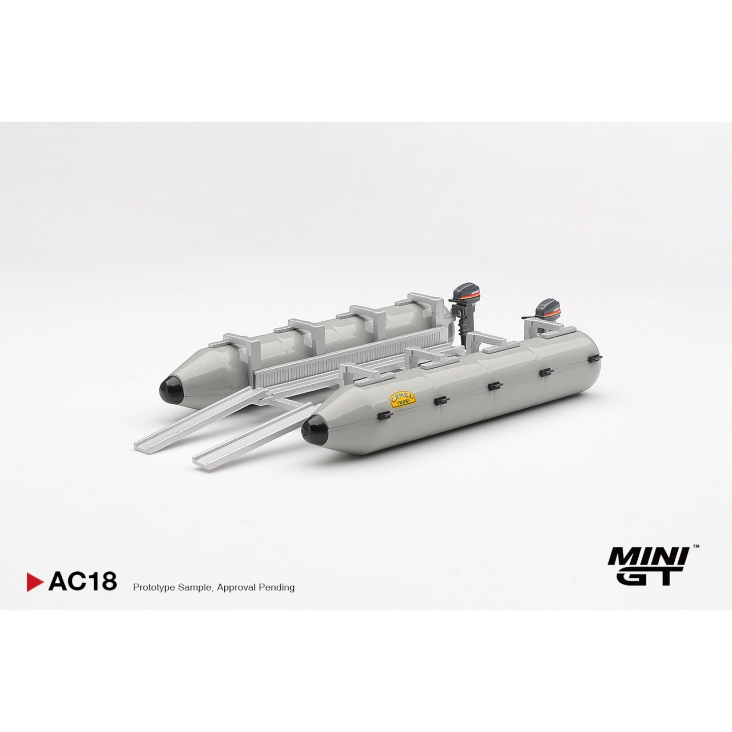 Mini GT - Pre-Order - Camel Trophy Pontoon Raft - MGTAC18