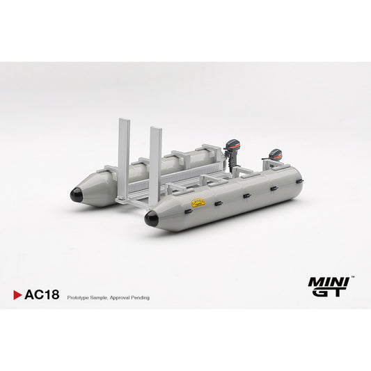 Mini GT - Pre-Order - Camel Trophy Pontoon Raft - MGTAC18