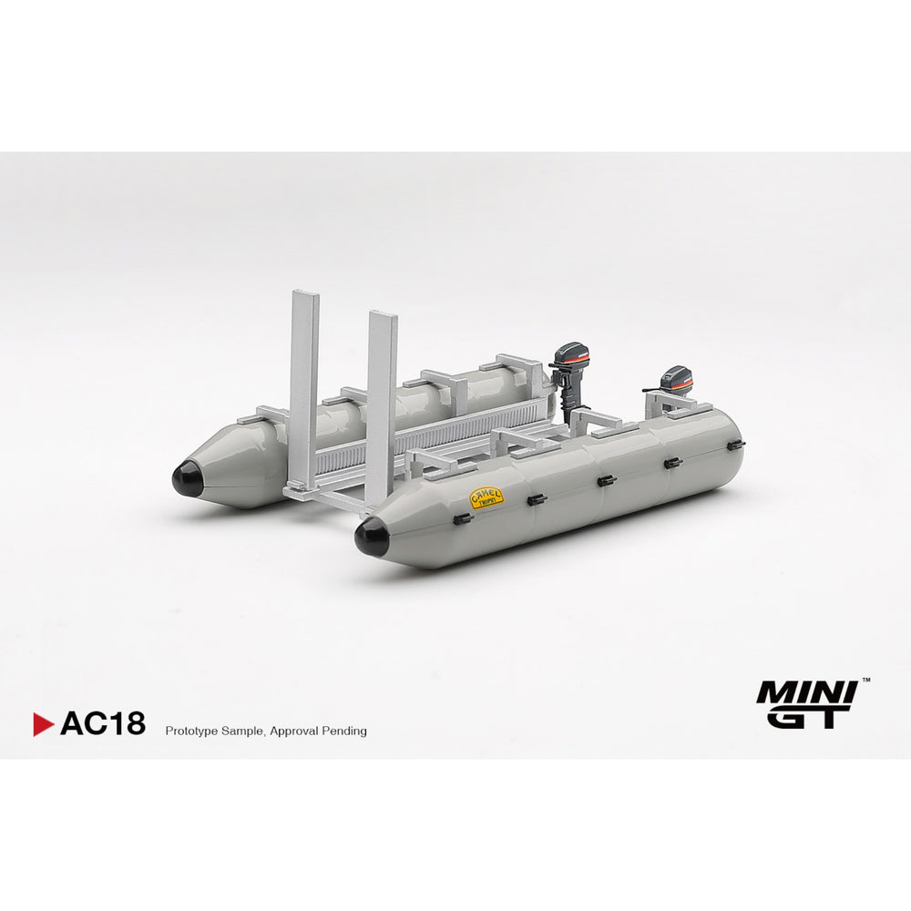 Mini GT - Pre-Order - Camel Trophy Pontoon Raft - MGTAC18