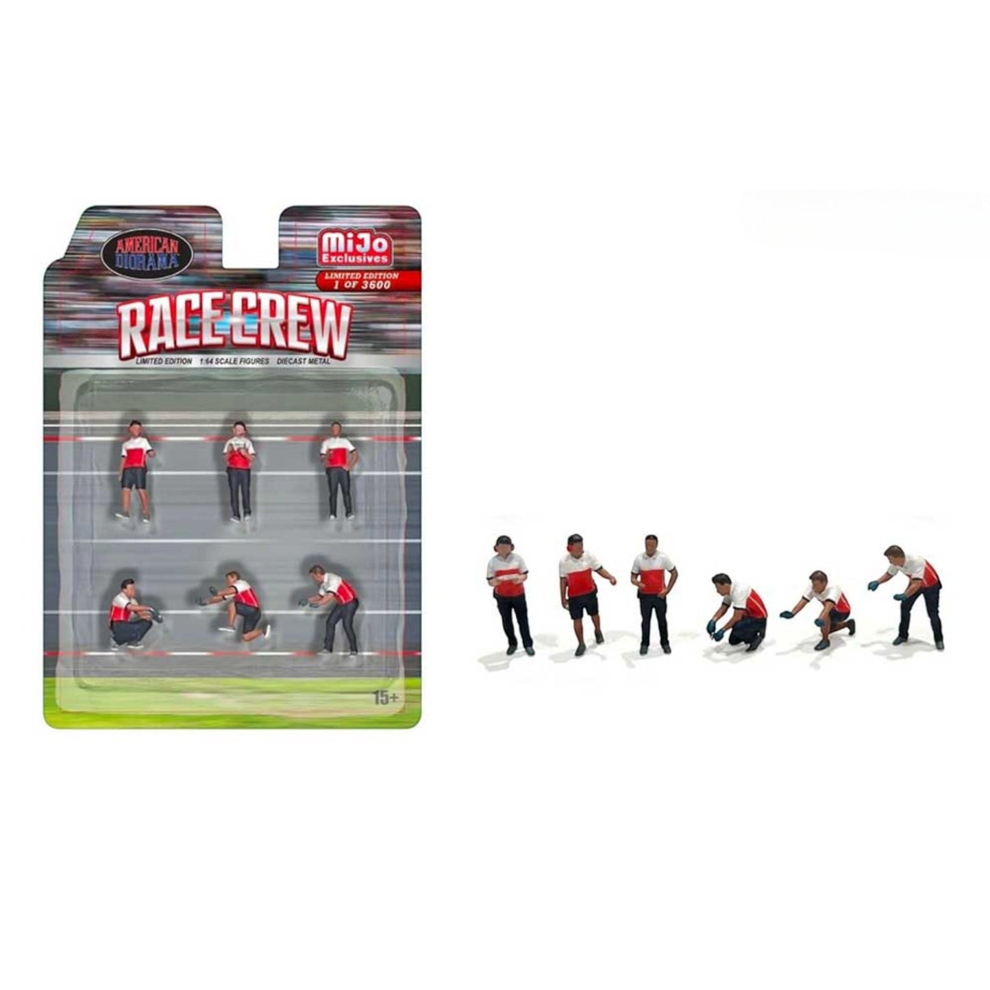 American Diorama - Race Crew, Diecast Figure's - AD-2405-MJ