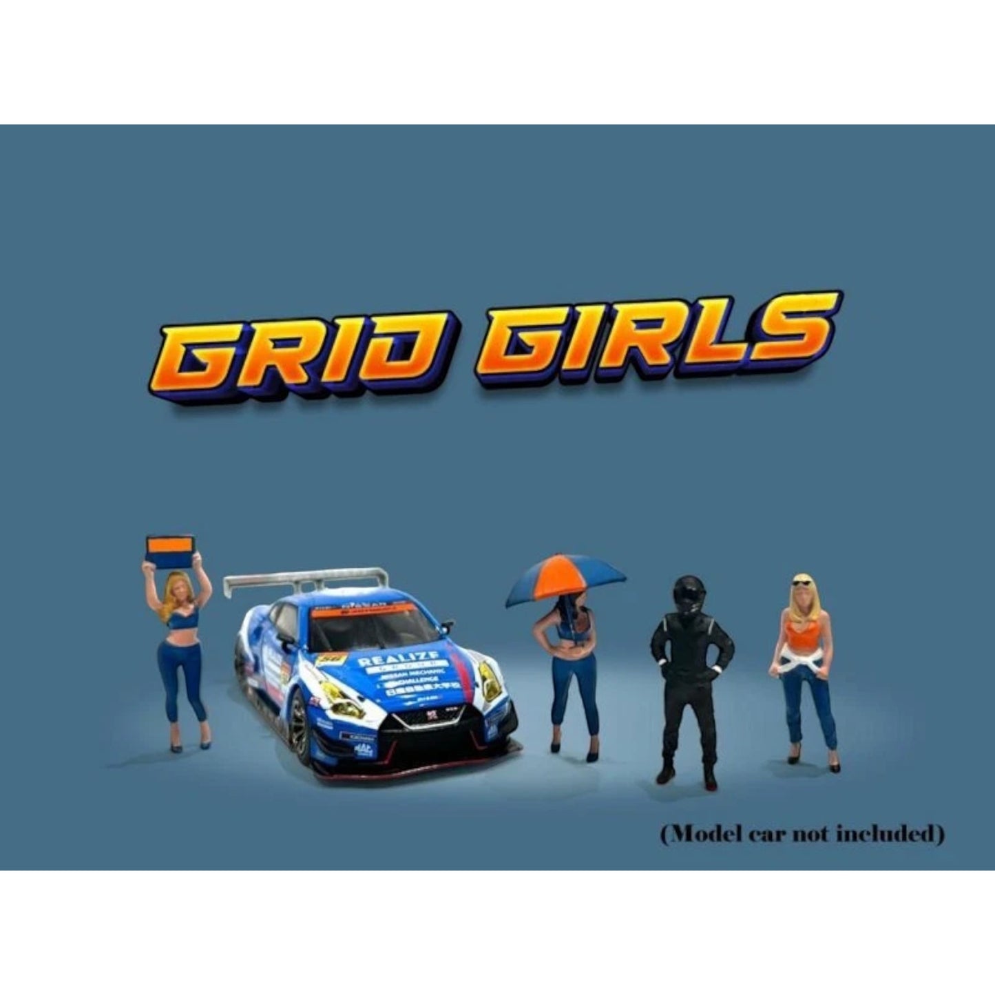 American Diorama - Grid Girls, Diecast Figure's - AD-2406-MJ