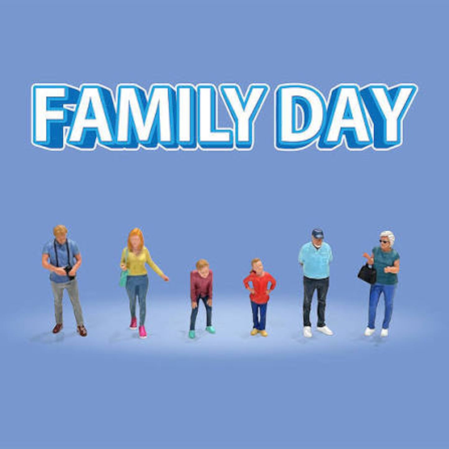 American Diorama - Family Day- Figure Set - AD-2410