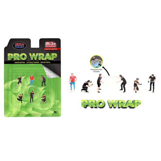 American Diorama - Pro Wrap Figure Set - Transparant Film Included - AD-2413