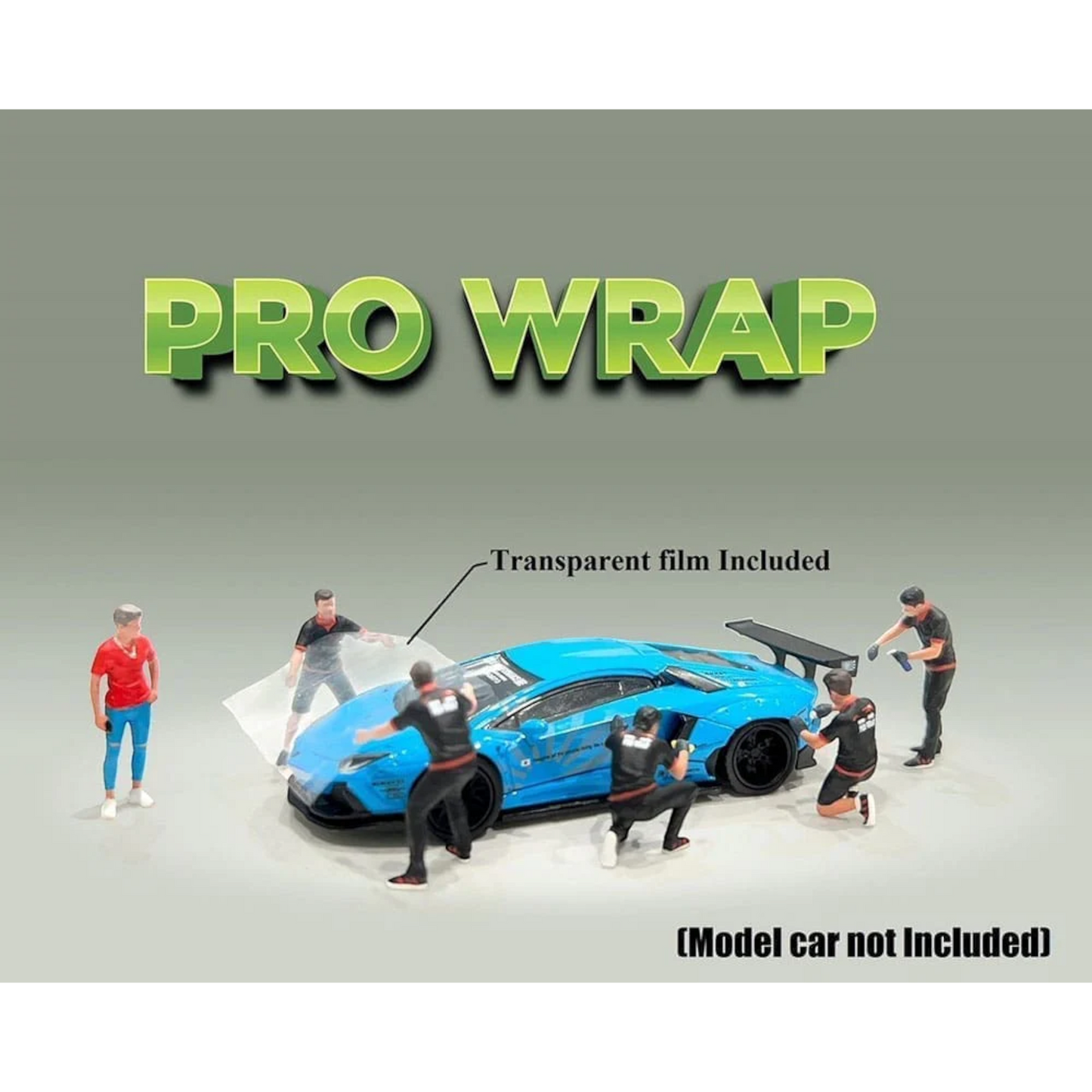 American Diorama - Pro Wrap Figure Set - Transparant Film Included - AD-2413