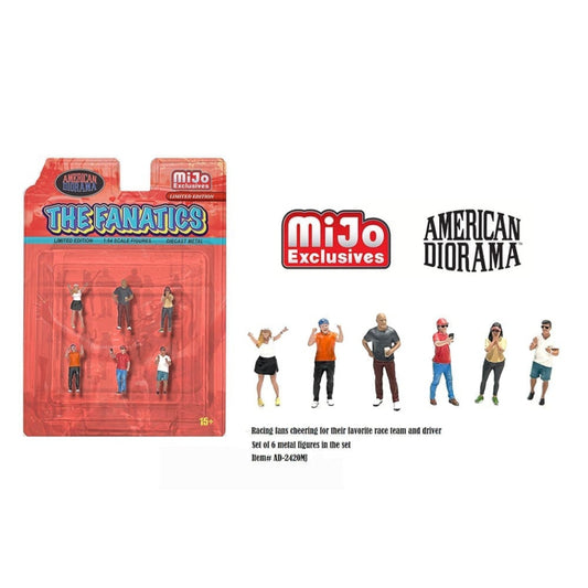 American Diorama - The Fanatics, Diecast Figure's - AD-2420MJ - Mijo Exclusice - 1:64