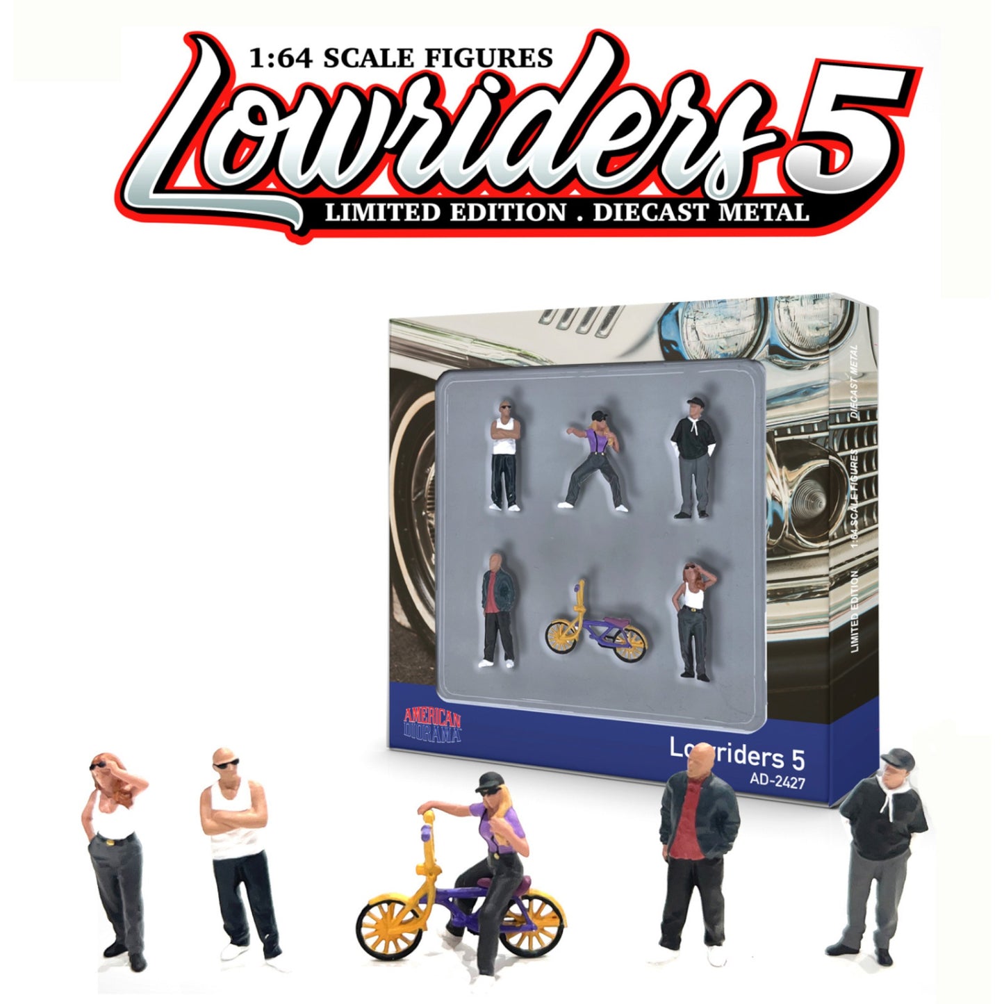 American Diorama - *Lowriders 5* Figure Set - AD-2427