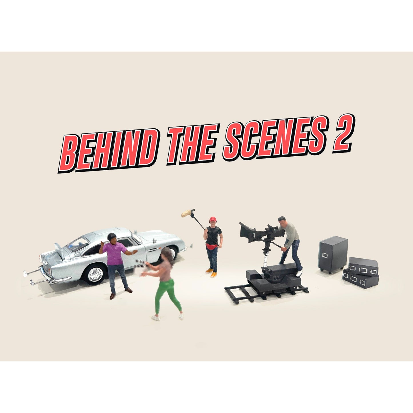 American Diorama  - Behind the Scenes - Figuren Set - AD-2428