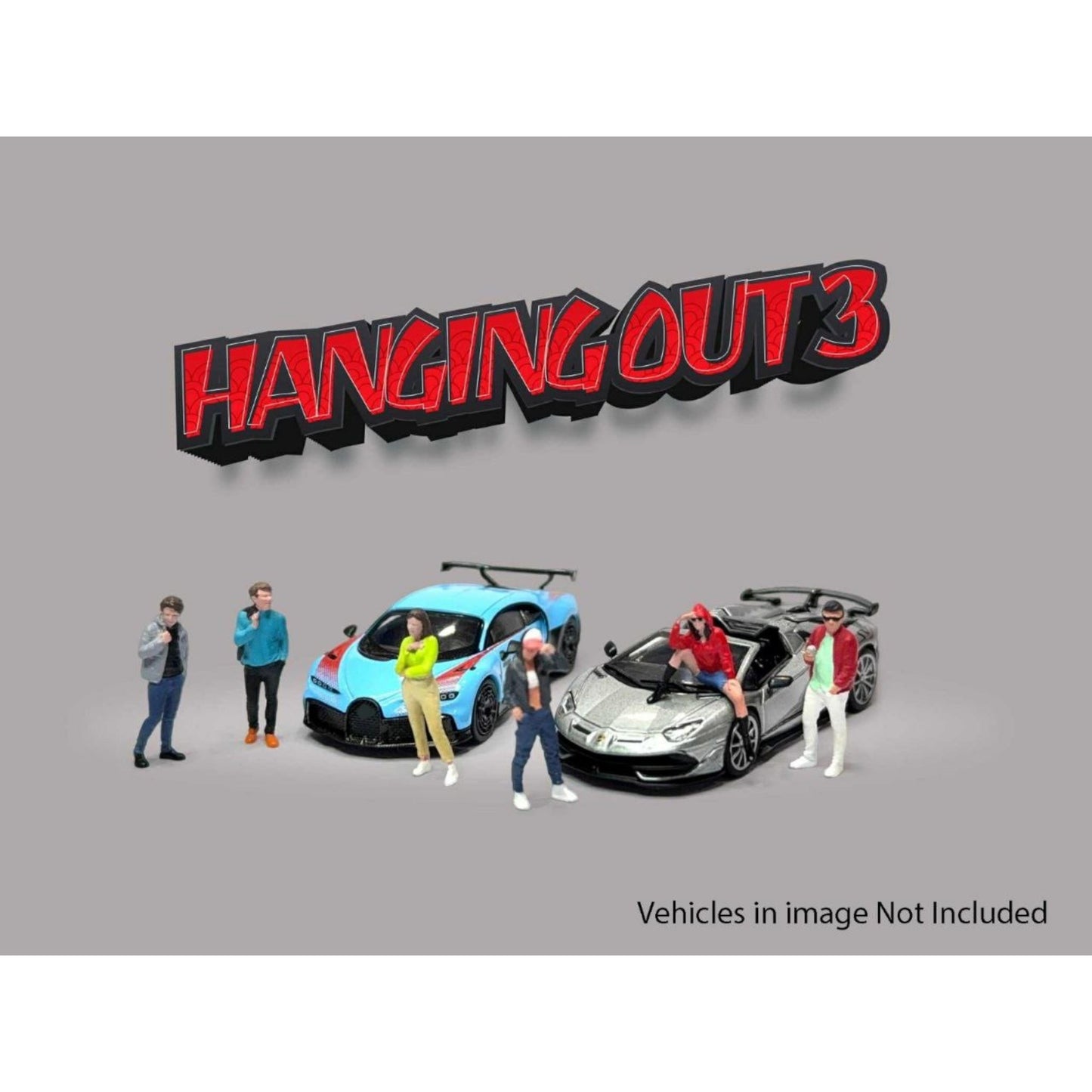 American Diorama  - Pre-Order - Hanging Out 3 Figure Set - AD-2430